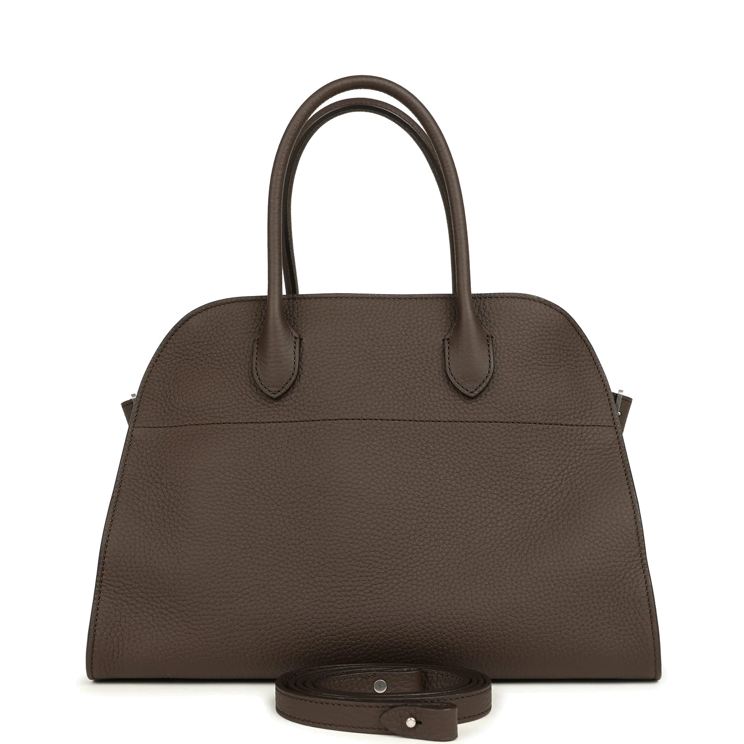 The Row Soft Margaux 12 Bag Deep Brown Calfskin — фото 2