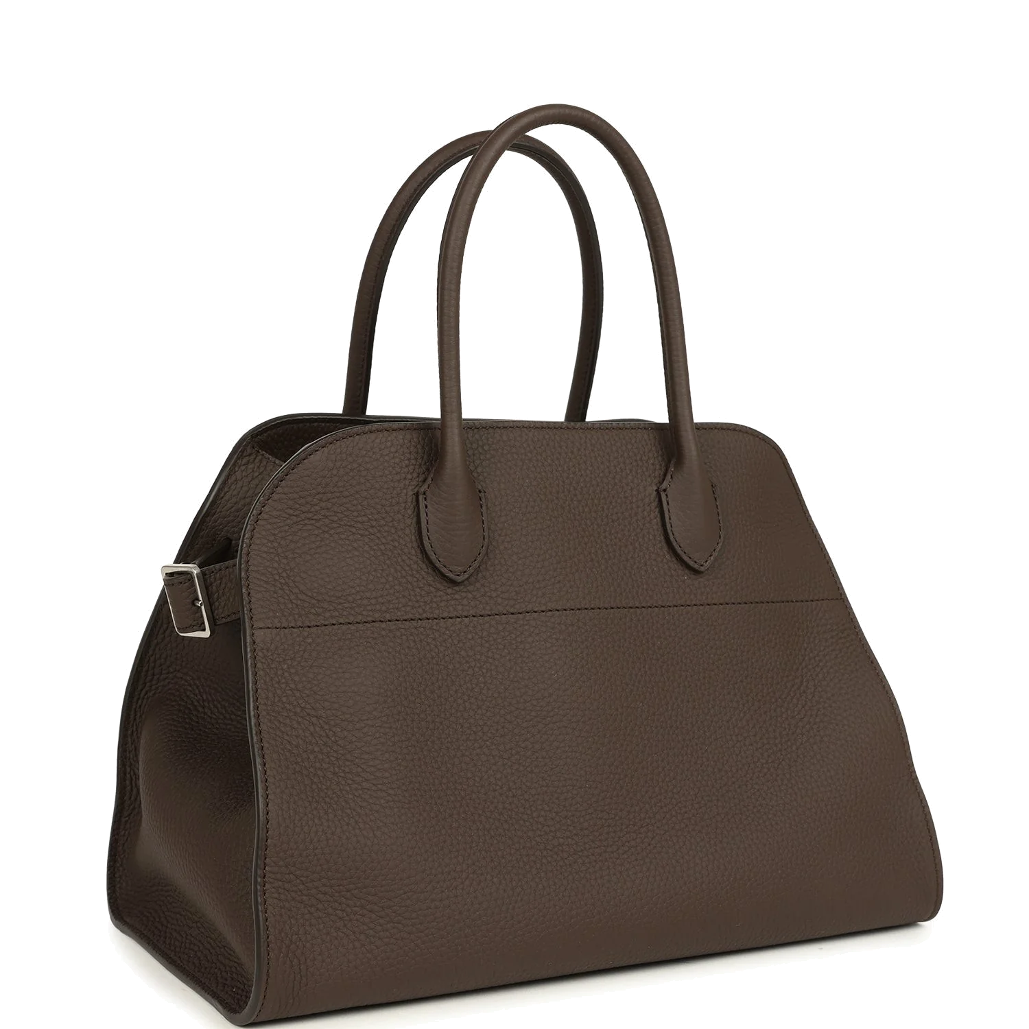 The Row Soft Margaux 12 Bag Deep Brown Calfskin — фото 3
