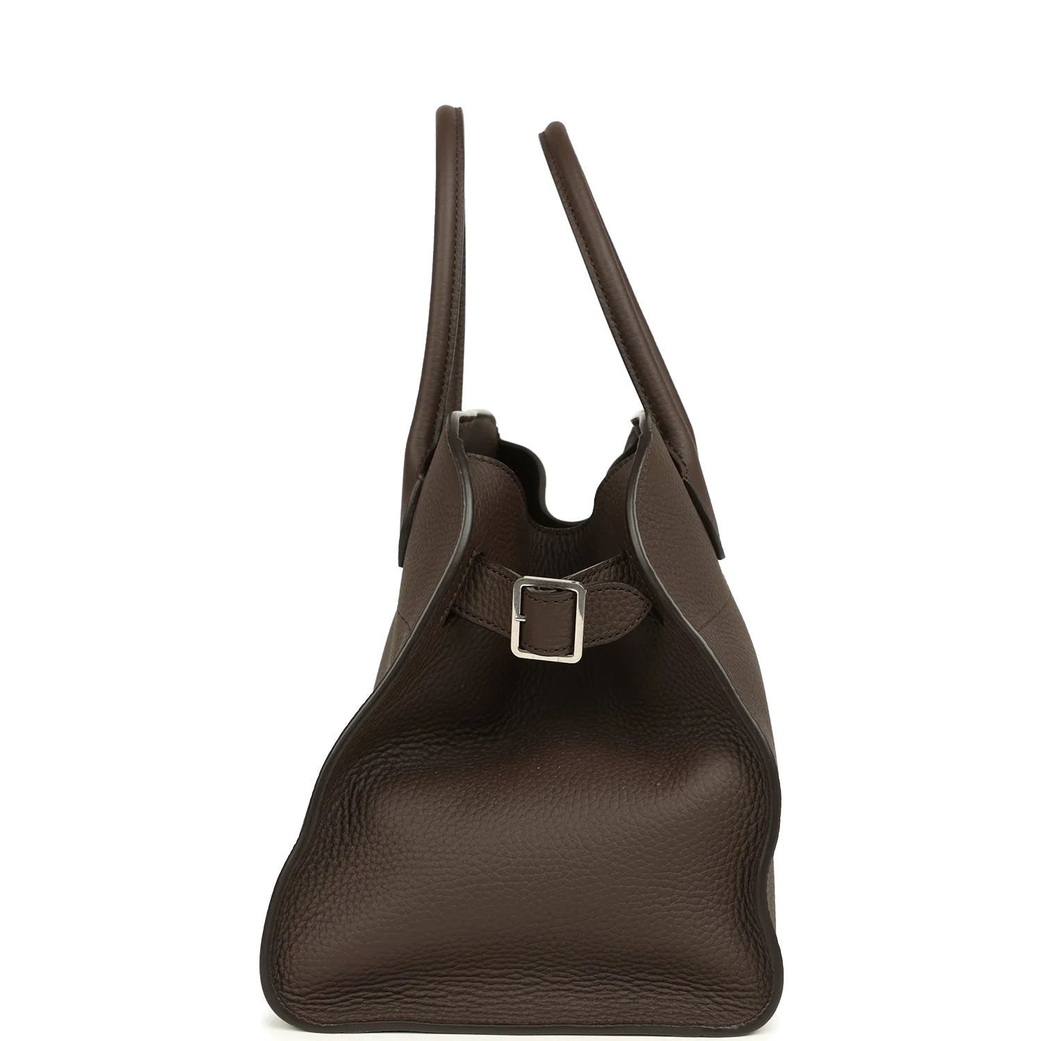 The Row Soft Margaux 12 Bag Deep Brown Calfskin — фото 4