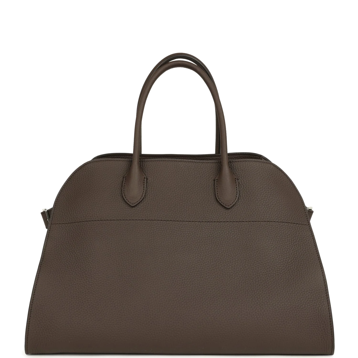 The Row Soft Margaux 15 Bag Deep Brown Calfskin