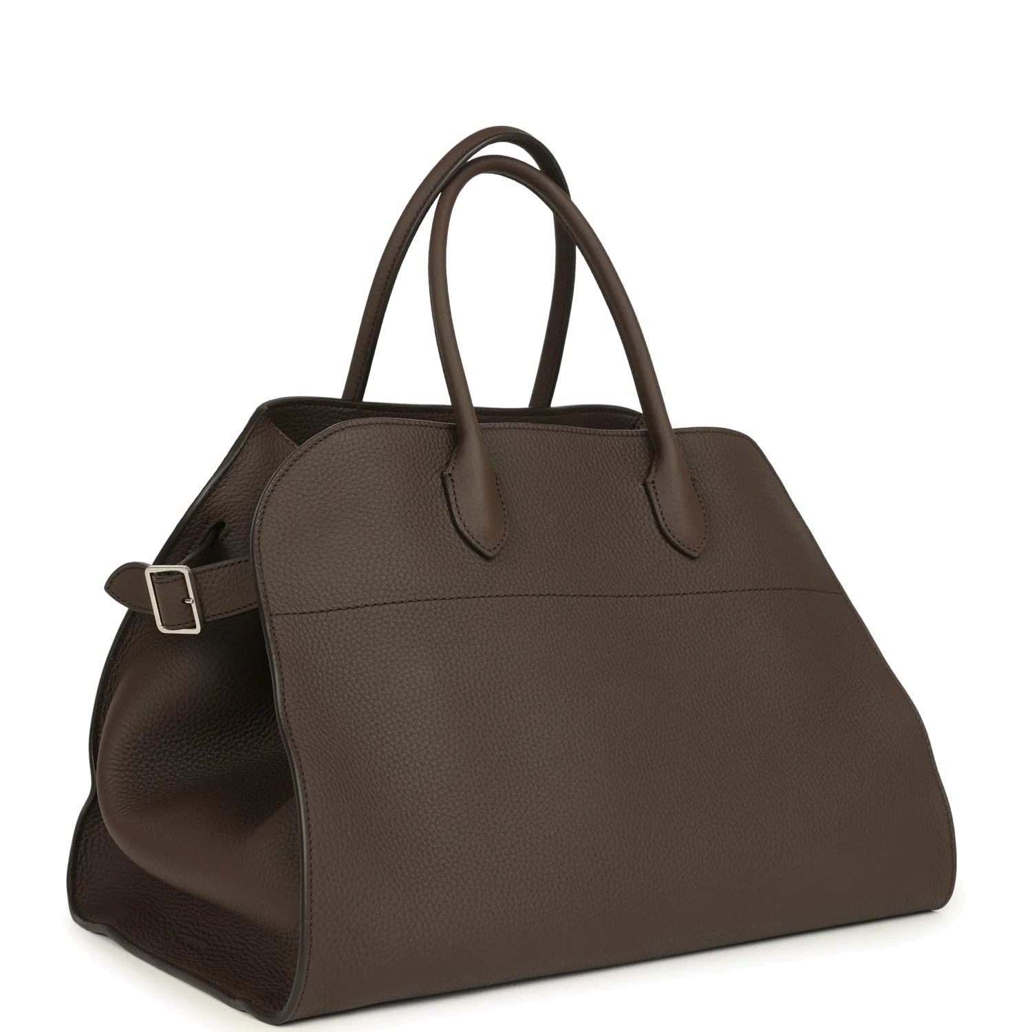 The Row Soft Margaux 15 Bag Deep Brown Calfskin — фото 3