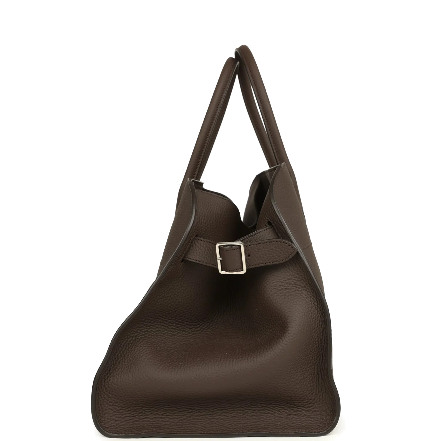 The Row Soft Margaux 15 Bag Deep Brown Calfskin — фото 5