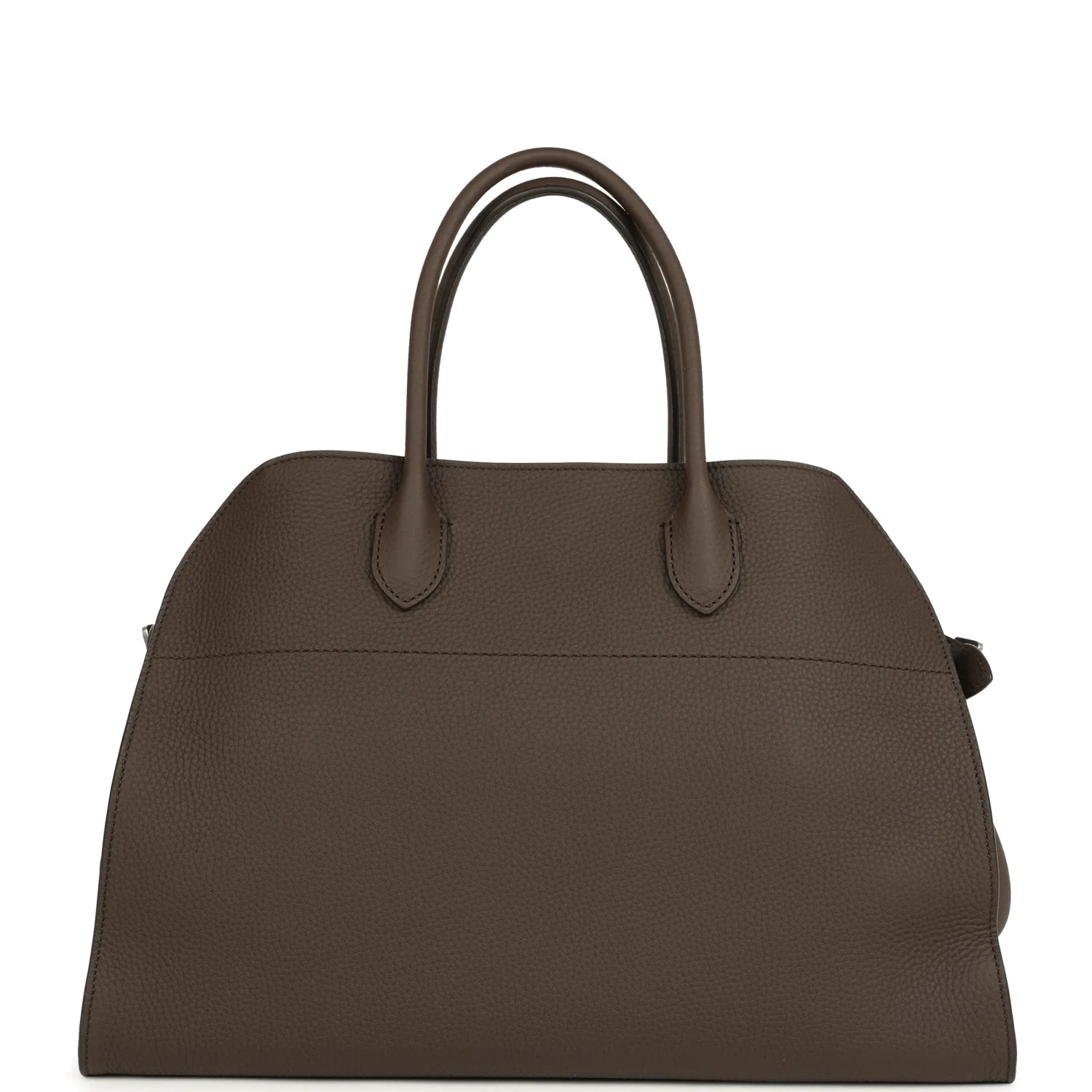 The Row Soft Margaux 15 Bag Deep Brown Calfskin — фото 6
