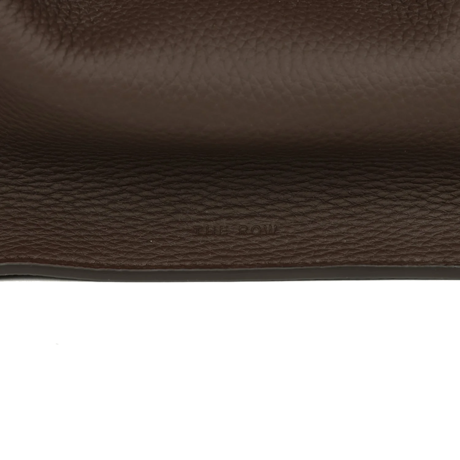 The Row Soft Margaux 15 Bag Deep Brown Calfskin — фото 7