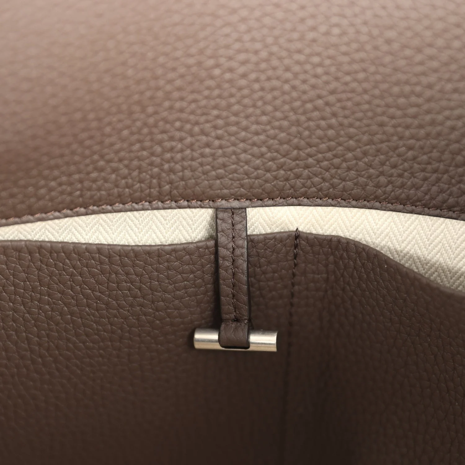 The Row Soft Margaux 15 Bag Deep Brown Calfskin — фото 8