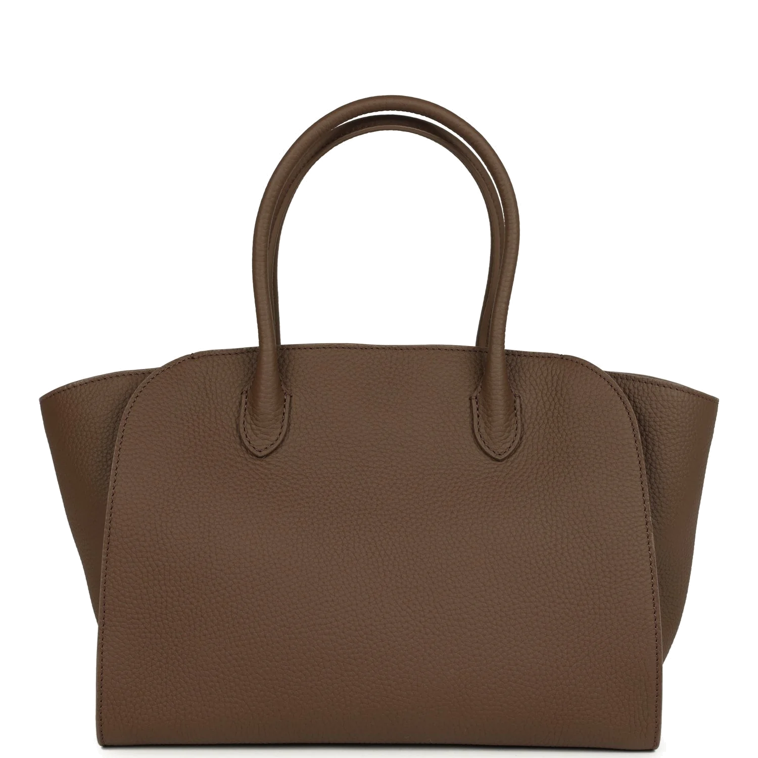 The Row Marlo 12 Tote Bag Dark Olive Calfskin