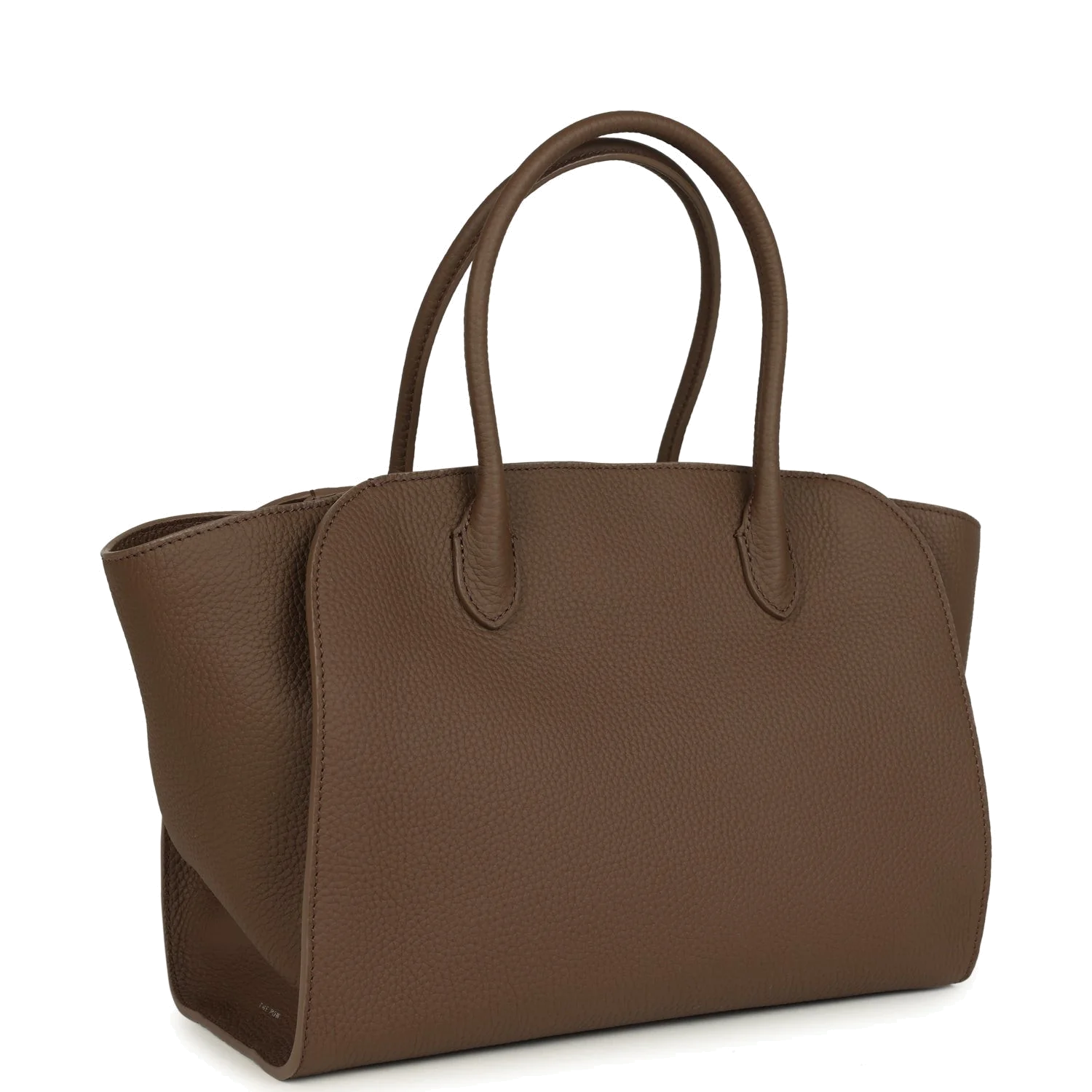 The Row Marlo 12 Tote Bag Dark Olive Calfskin — фото 3