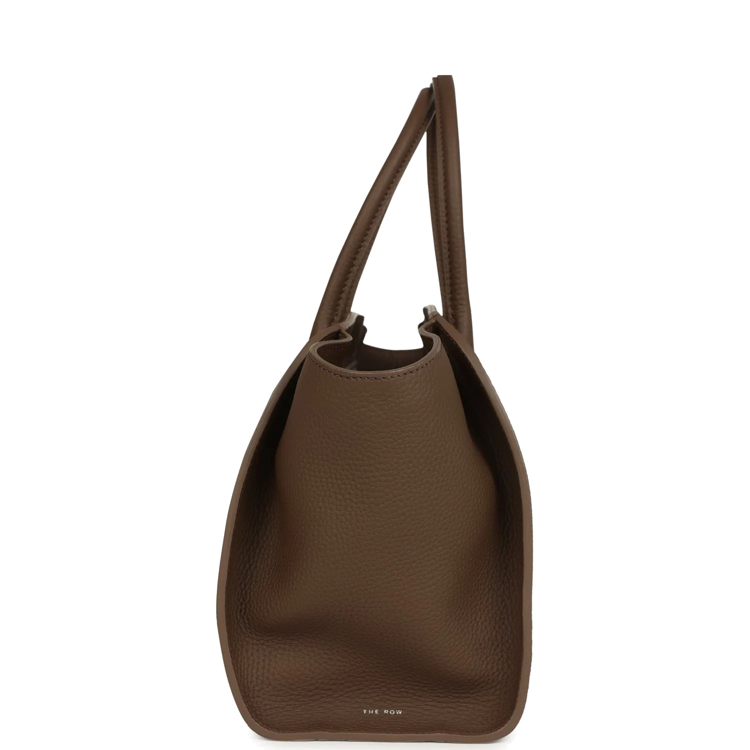 The Row Marlo 12 Tote Bag Dark Olive Calfskin — фото 4