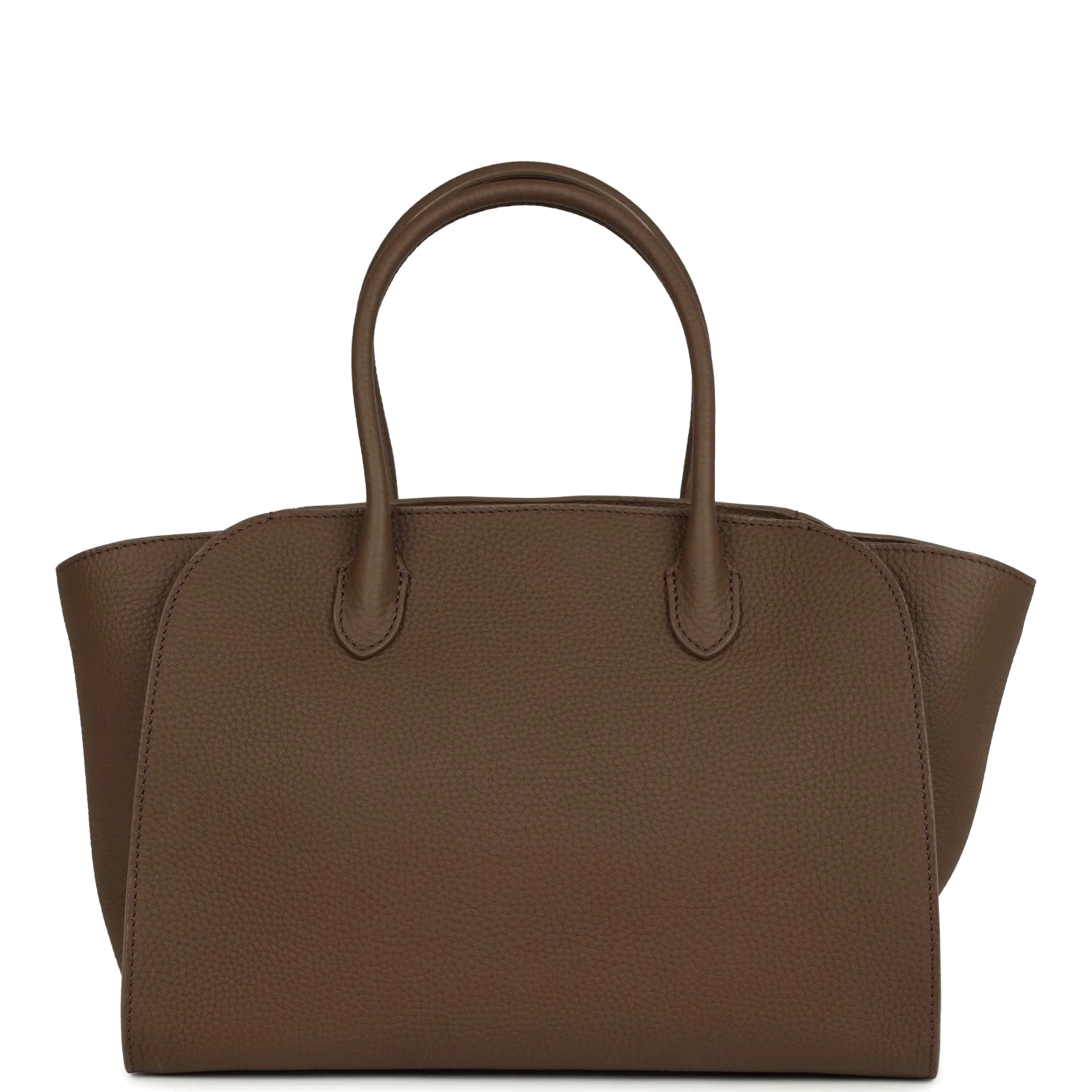 The Row Marlo 12 Tote Bag Dark Olive Calfskin — фото 5