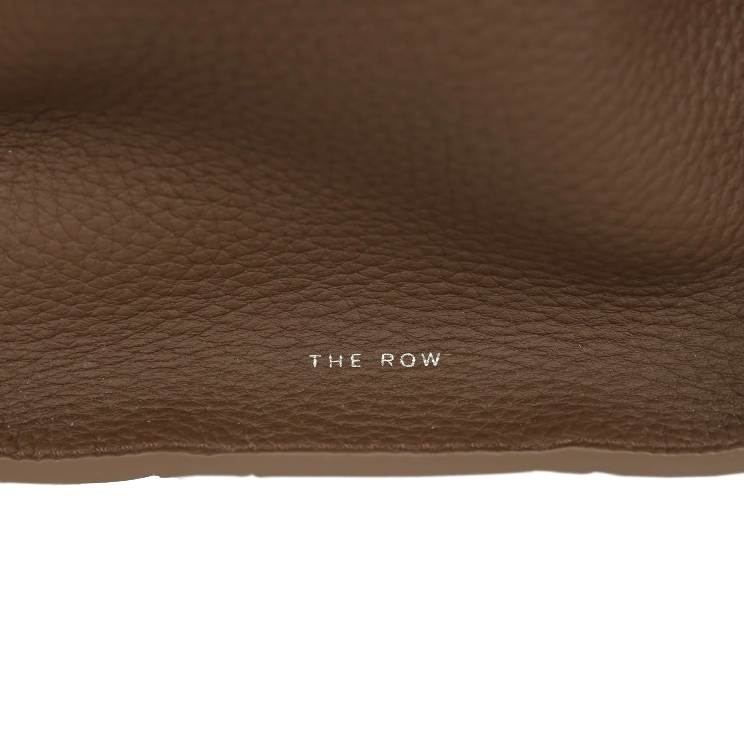 The Row Marlo 12 Tote Bag Dark Olive Calfskin — фото 7