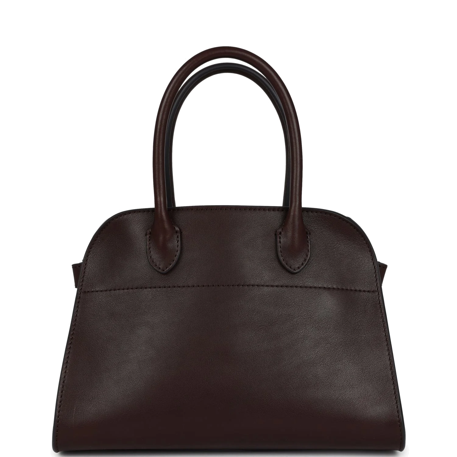 The Row Soft Margaux 10 Bag Chestnut Saddle Leather — фото 5
