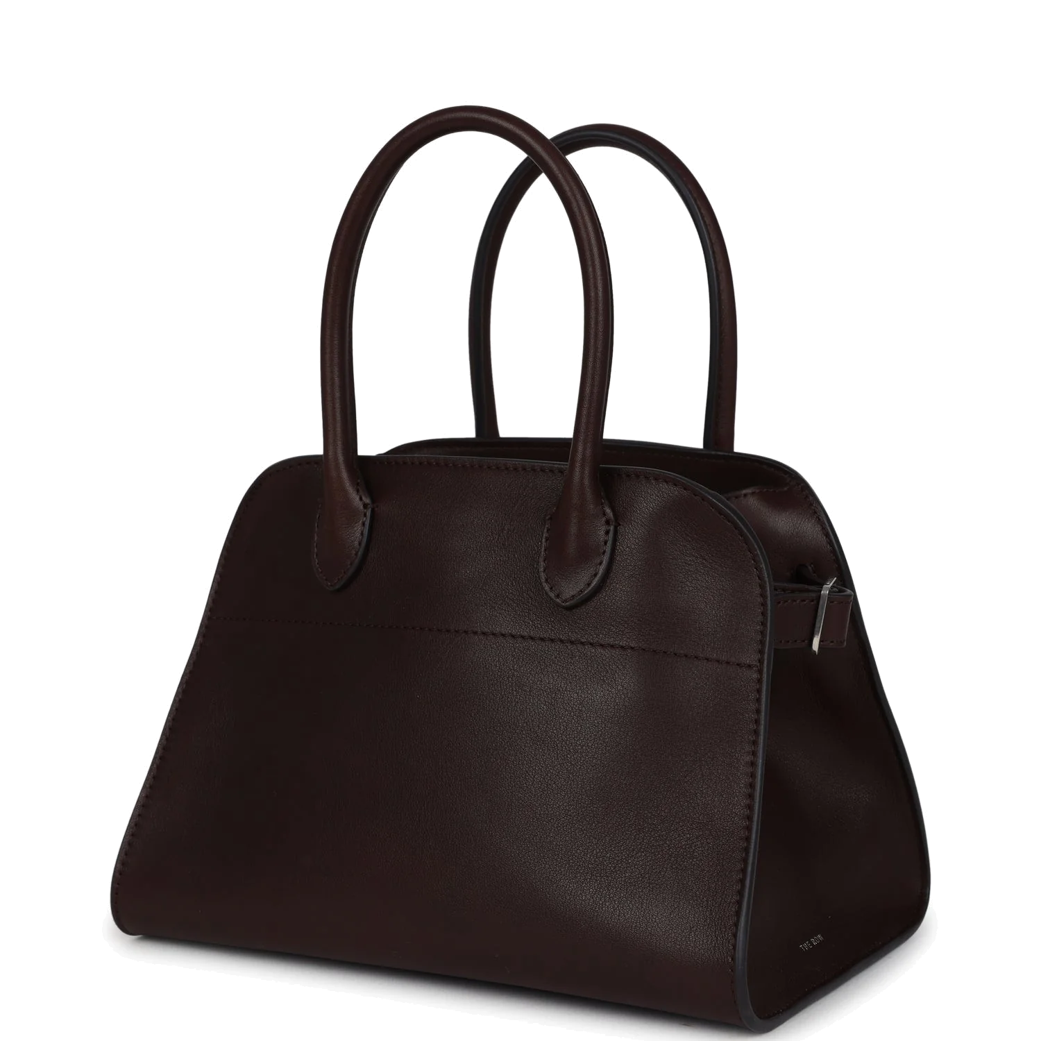 The Row Soft Margaux 10 Bag Chestnut Saddle Leather — фото 6