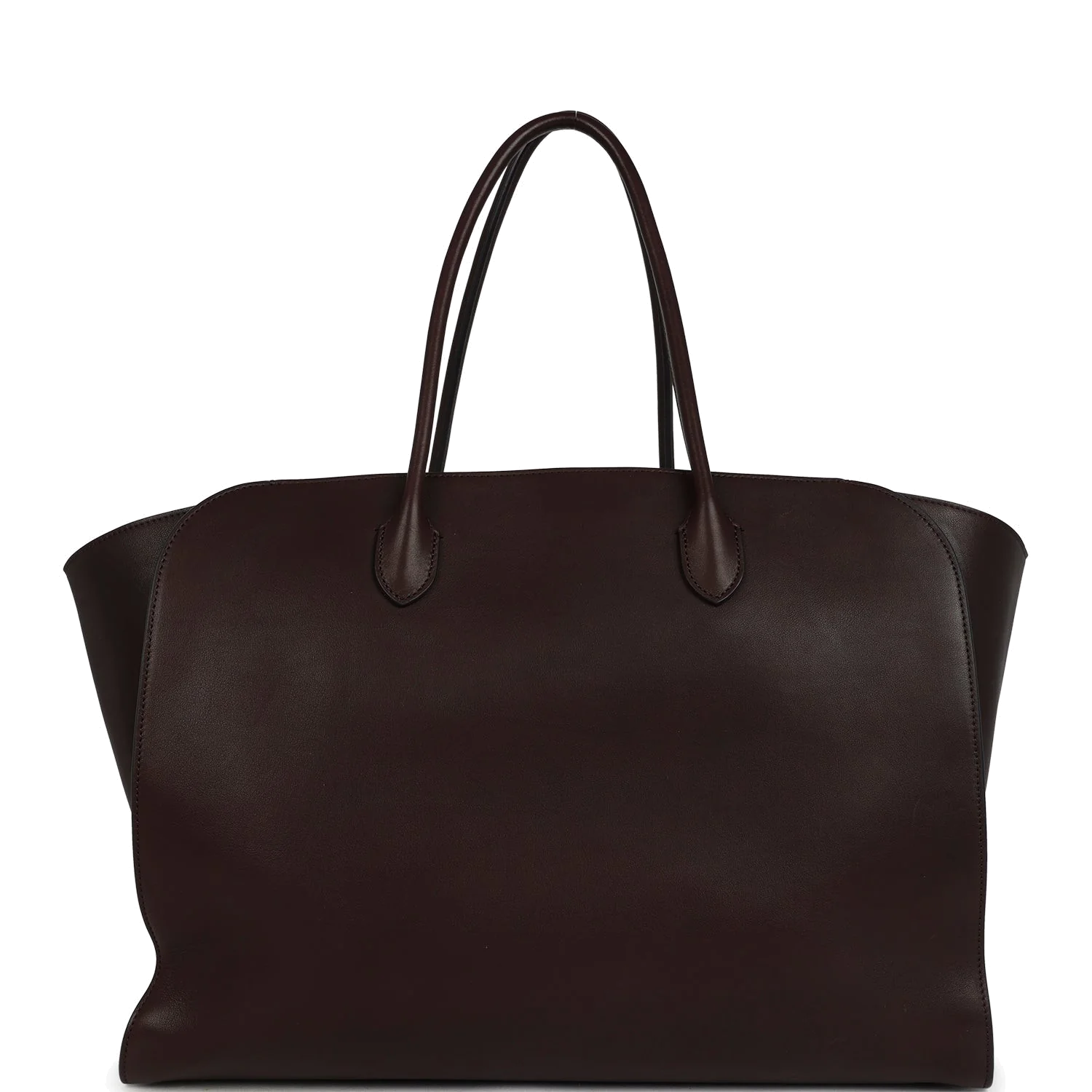 The Row Marlo Tote Bag Chestnut Saddle Leather — фото 1