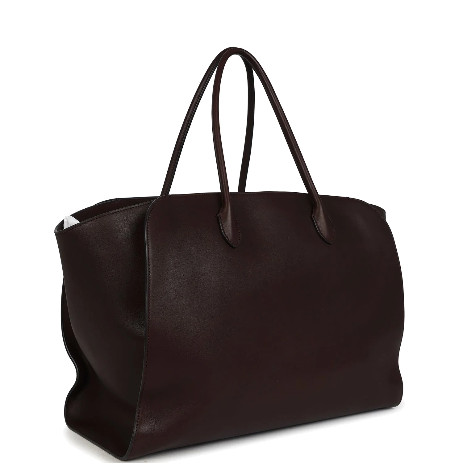 The Row Marlo Tote Bag Chestnut Saddle Leather — фото 3