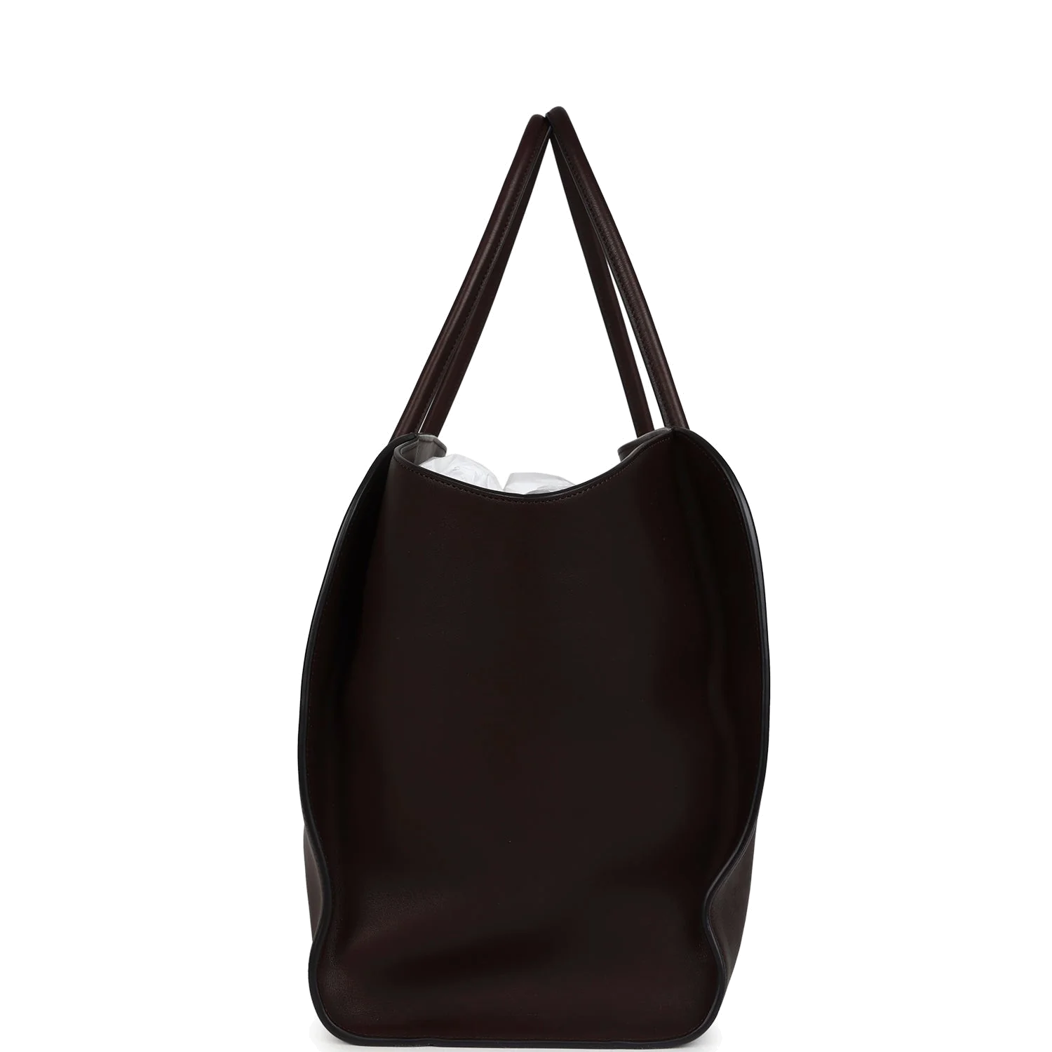 The Row Marlo Tote Bag Chestnut Saddle Leather — фото 4