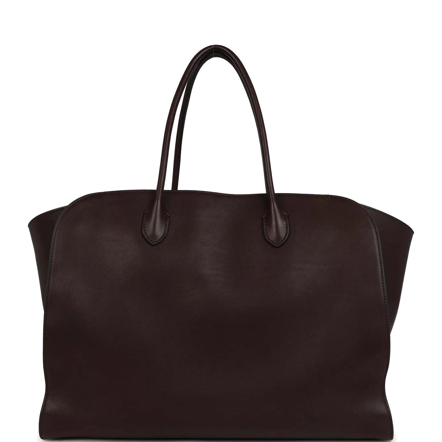 The Row Marlo Tote Bag Chestnut Saddle Leather — фото 5