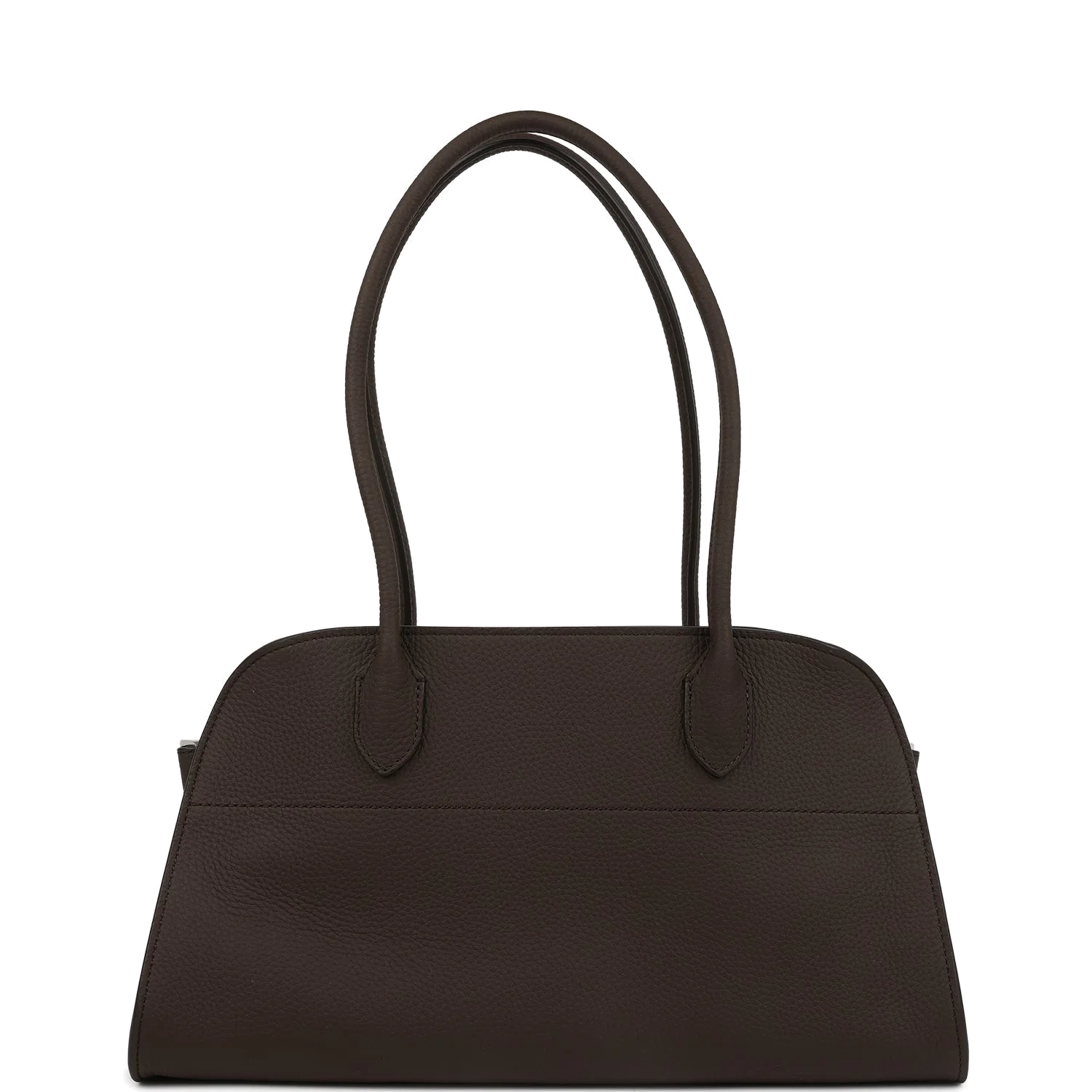 The Row Margaux Shoulder 12 Deep Brown Calfskin — фото 2
