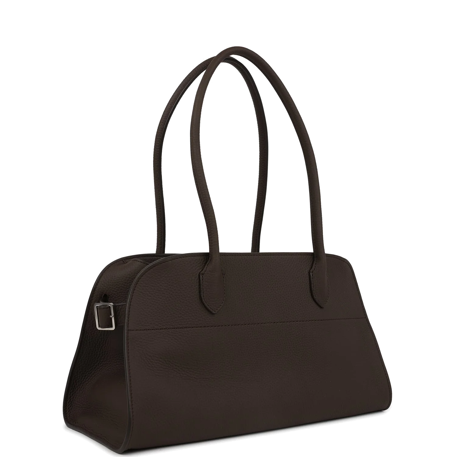 The Row Margaux Shoulder 12 Deep Brown Calfskin — фото 3