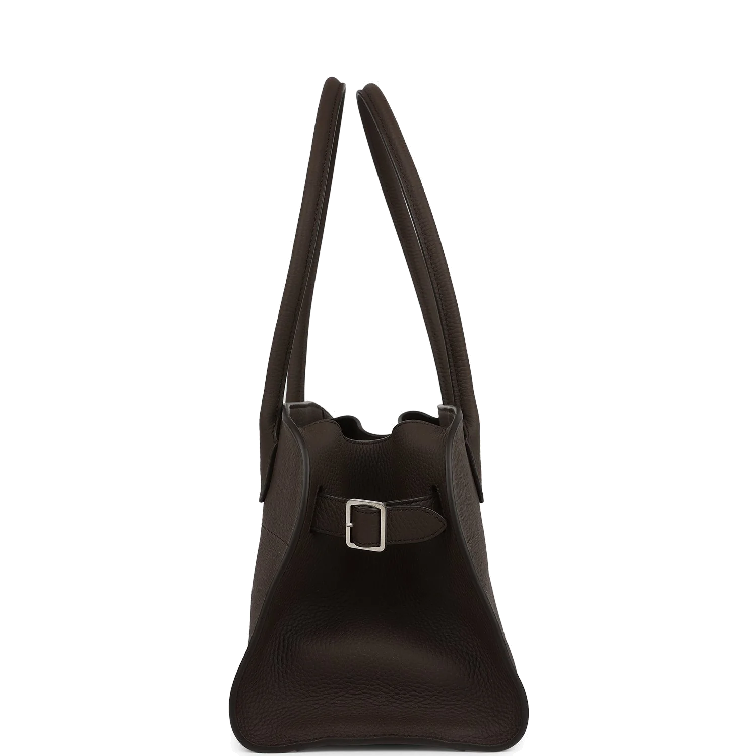 The Row Margaux Shoulder 12 Deep Brown Calfskin — фото 4