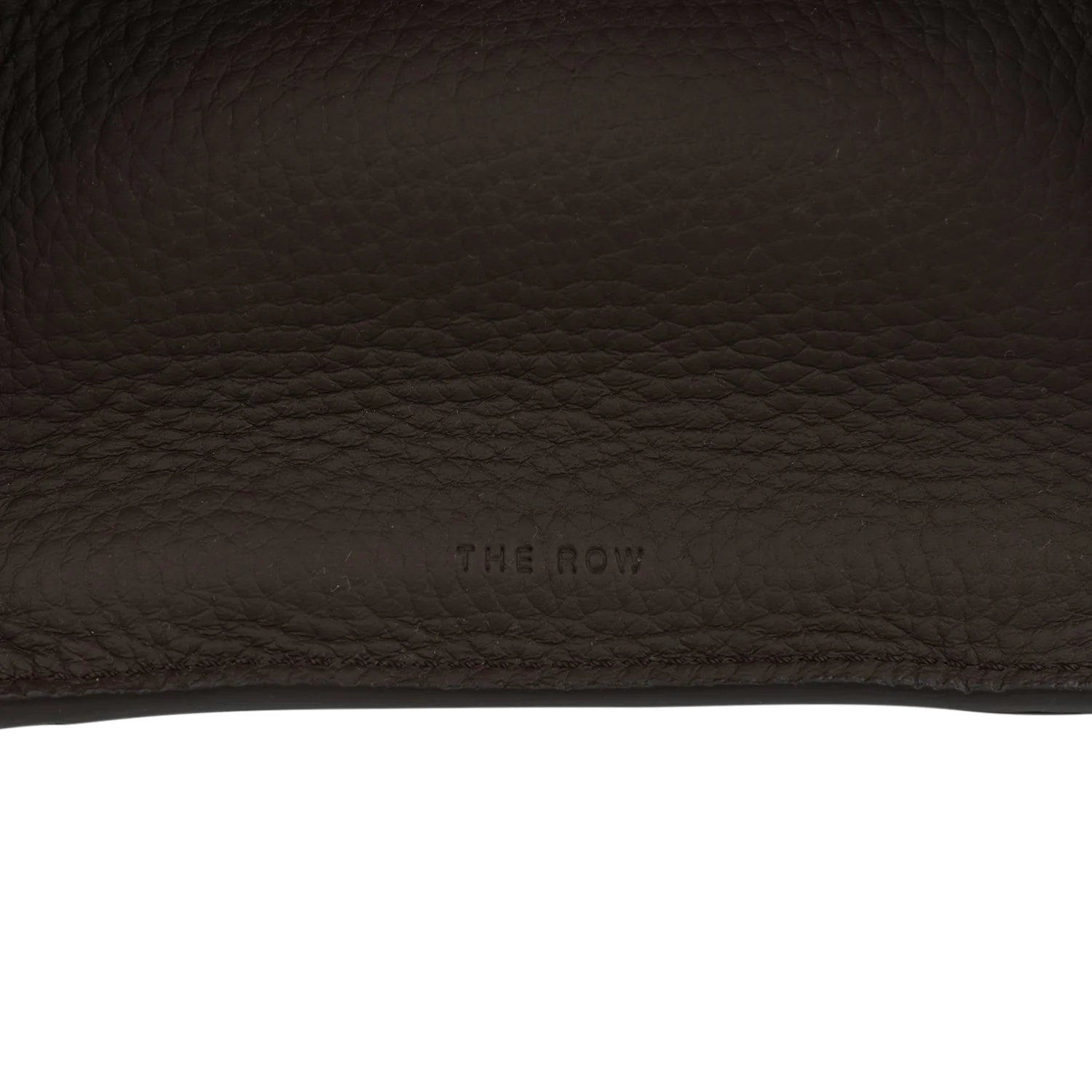 The Row Margaux Shoulder 12 Deep Brown Calfskin — фото 8