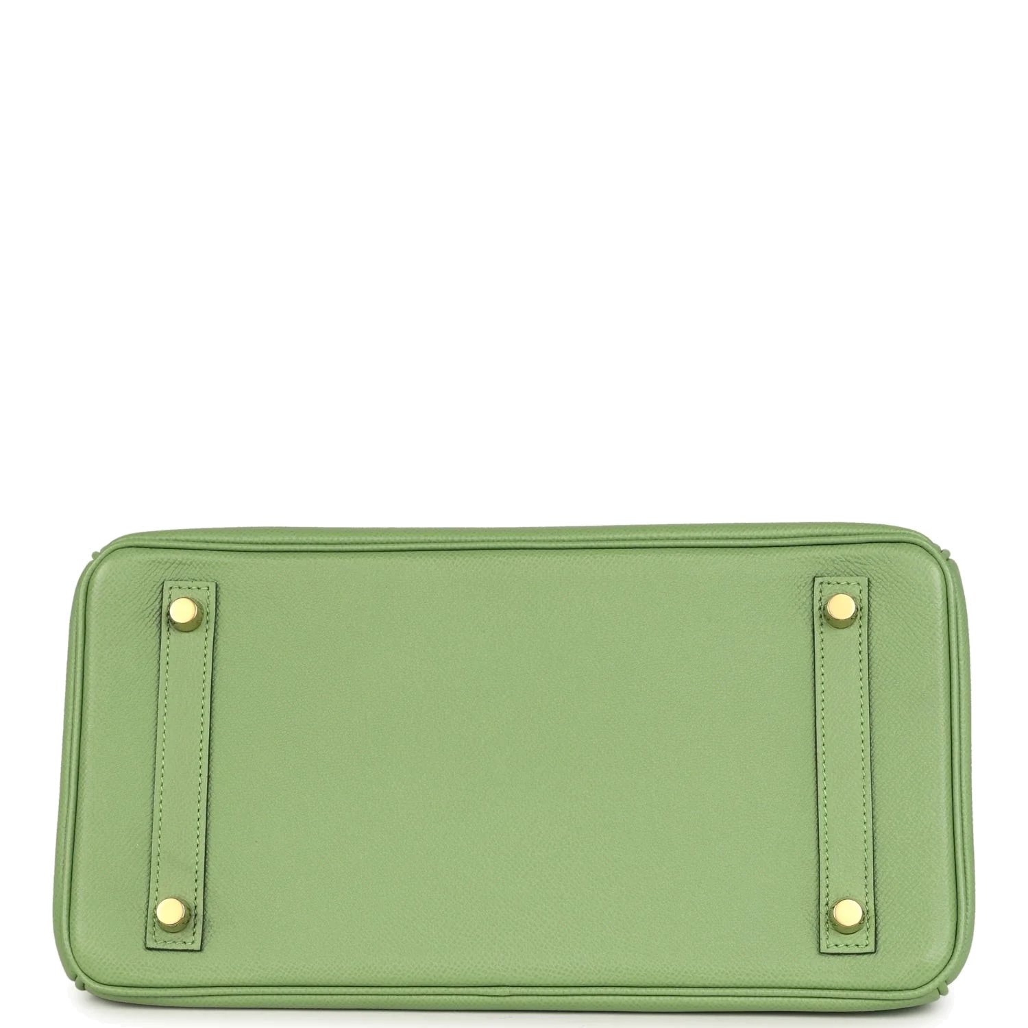 Hermes Birkin 30 Vert Criquet Epsom Gold Hardware Зеленый сверчок — фото 7
