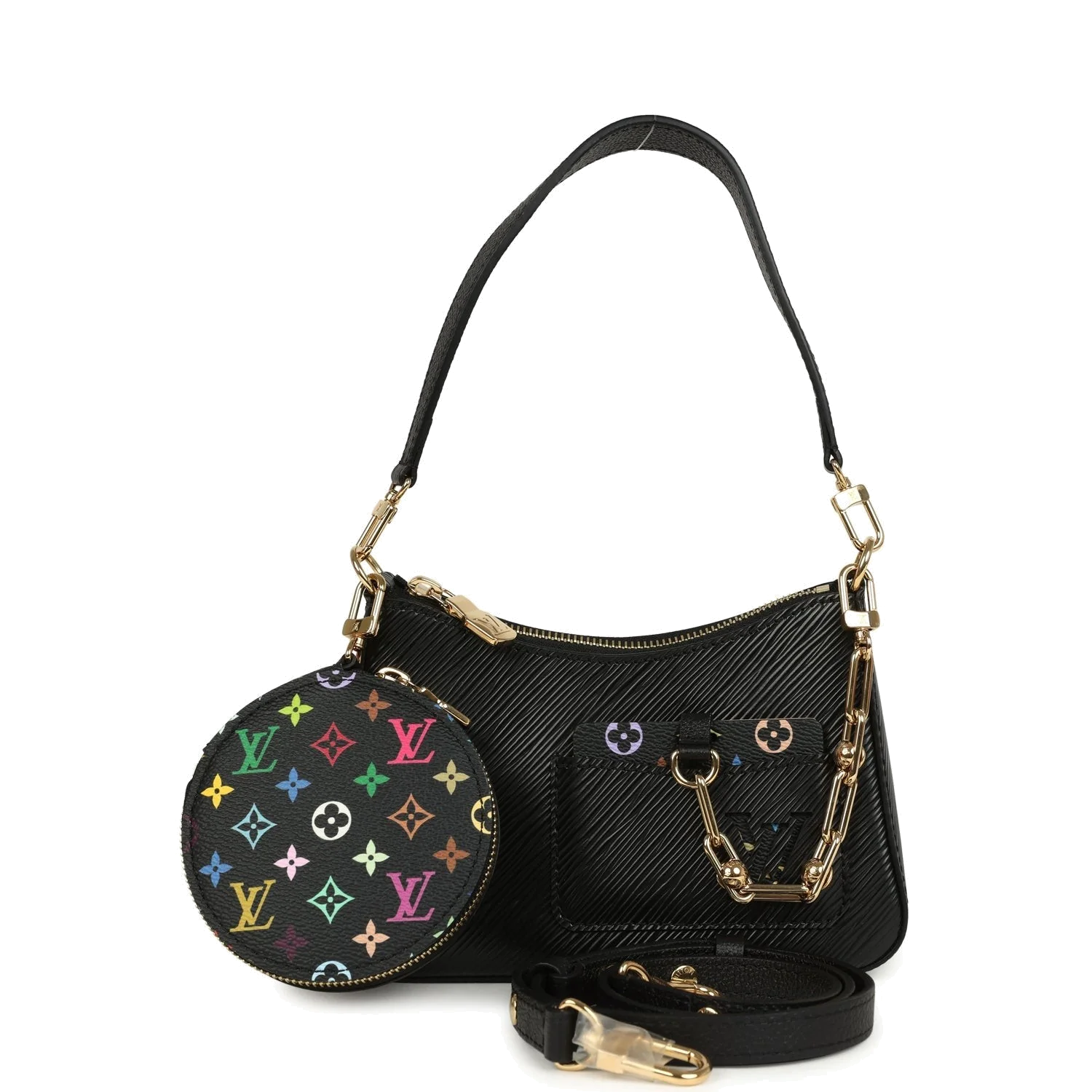 Louis Vuitton X Takashi Murakami Marellini Black Epi