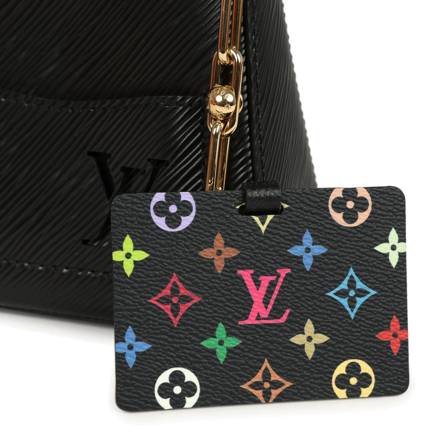 Louis Vuitton X Takashi Murakami Marellini Black Epi — фото 8