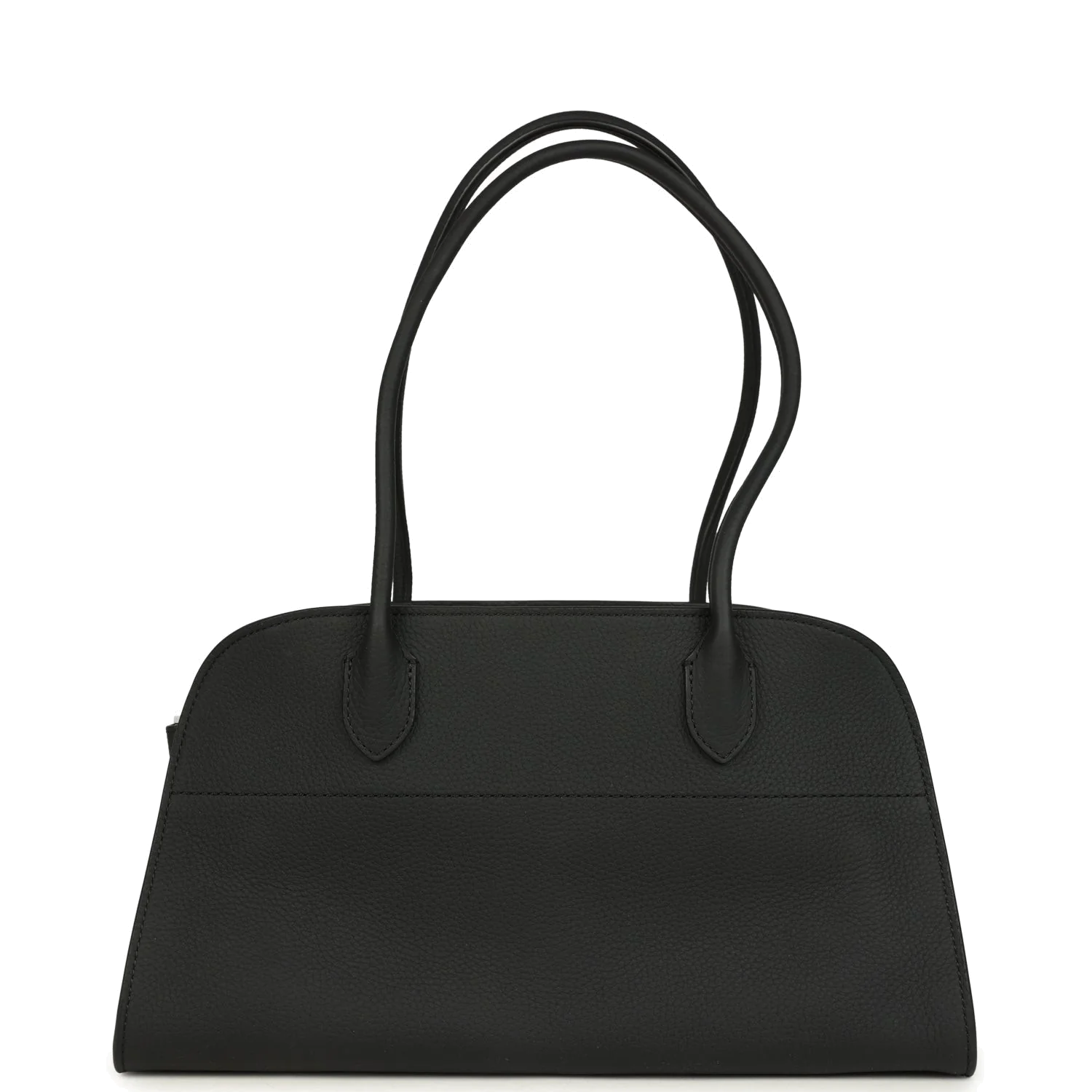 The Row Soft Margaux Shoulder 12 Bag Black Calfskin — фото 2