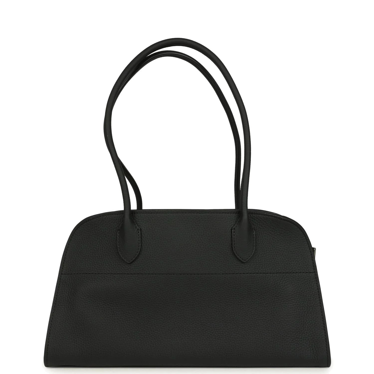 The Row Soft Margaux Shoulder 12 Bag Black Calfskin — фото 5