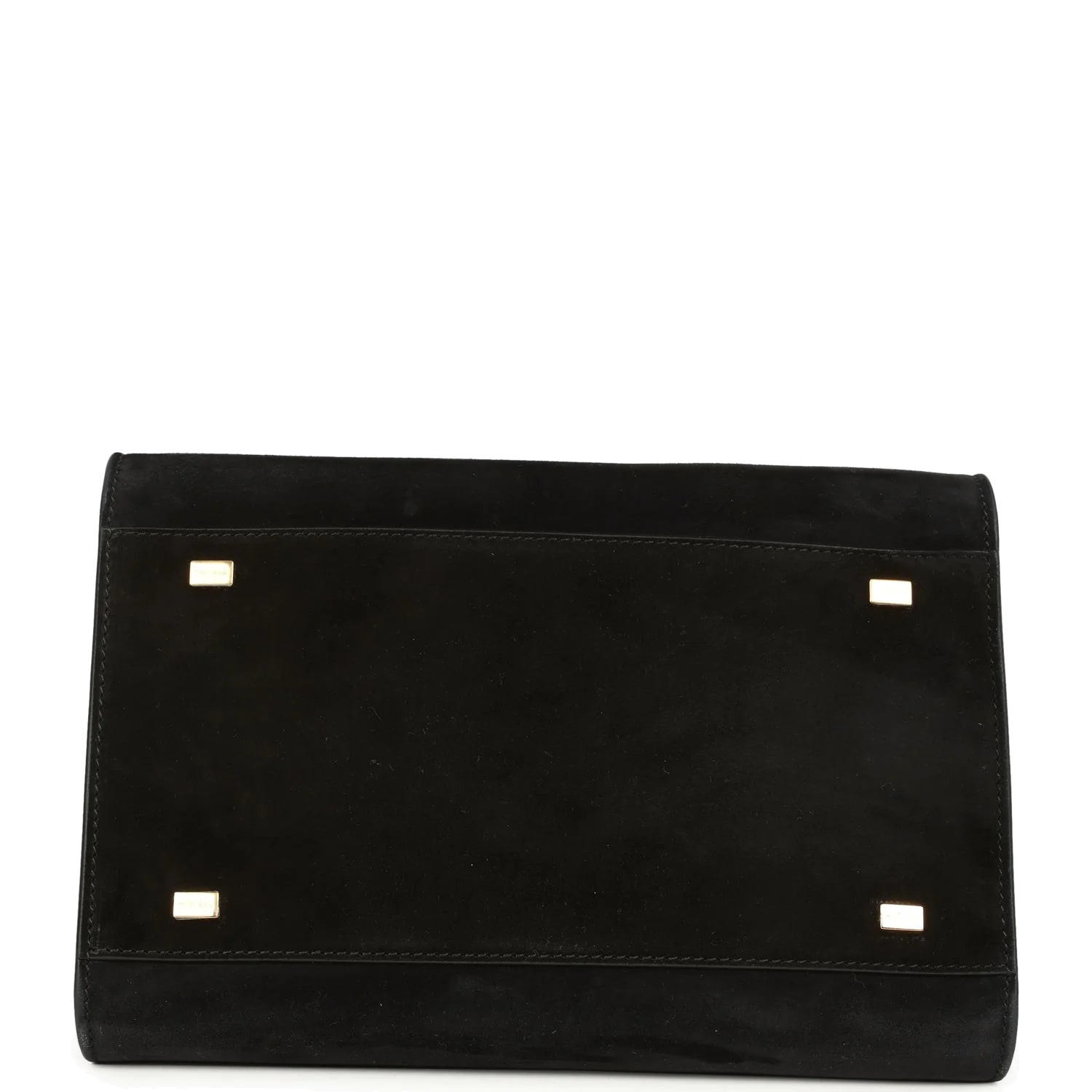 The Row Soft Margaux 10 Bag Black Suede — фото 7
