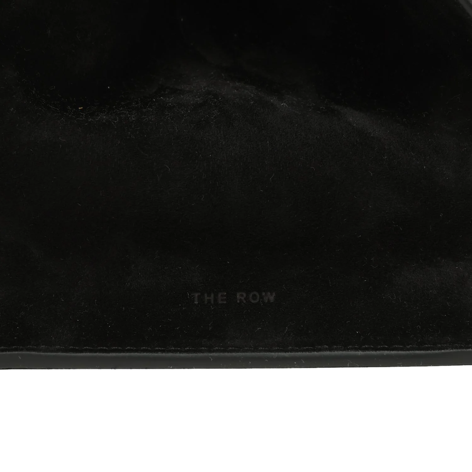 The Row Soft Margaux 10 Bag Black Suede — фото 8