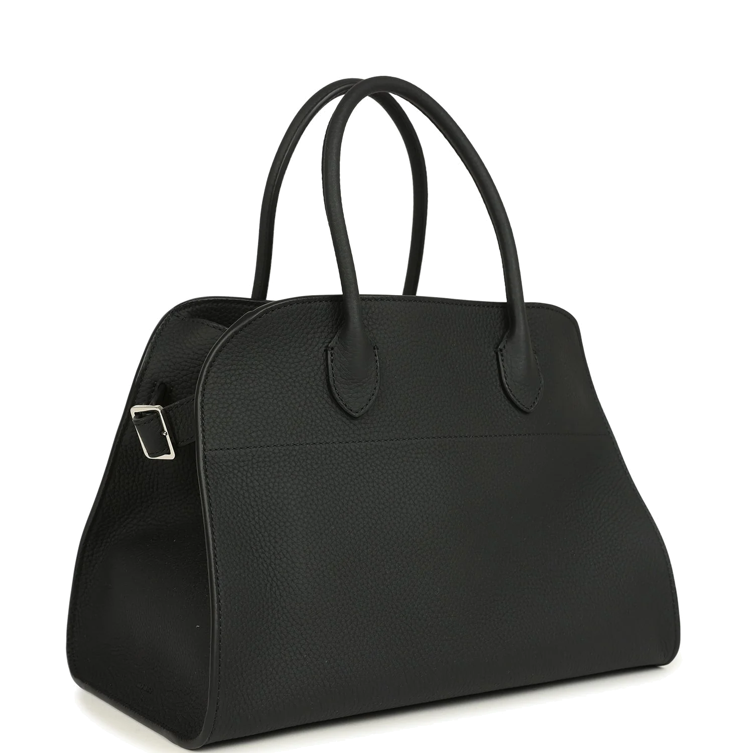The Row Soft Margaux 12 Bag Black Calfskin — фото 3