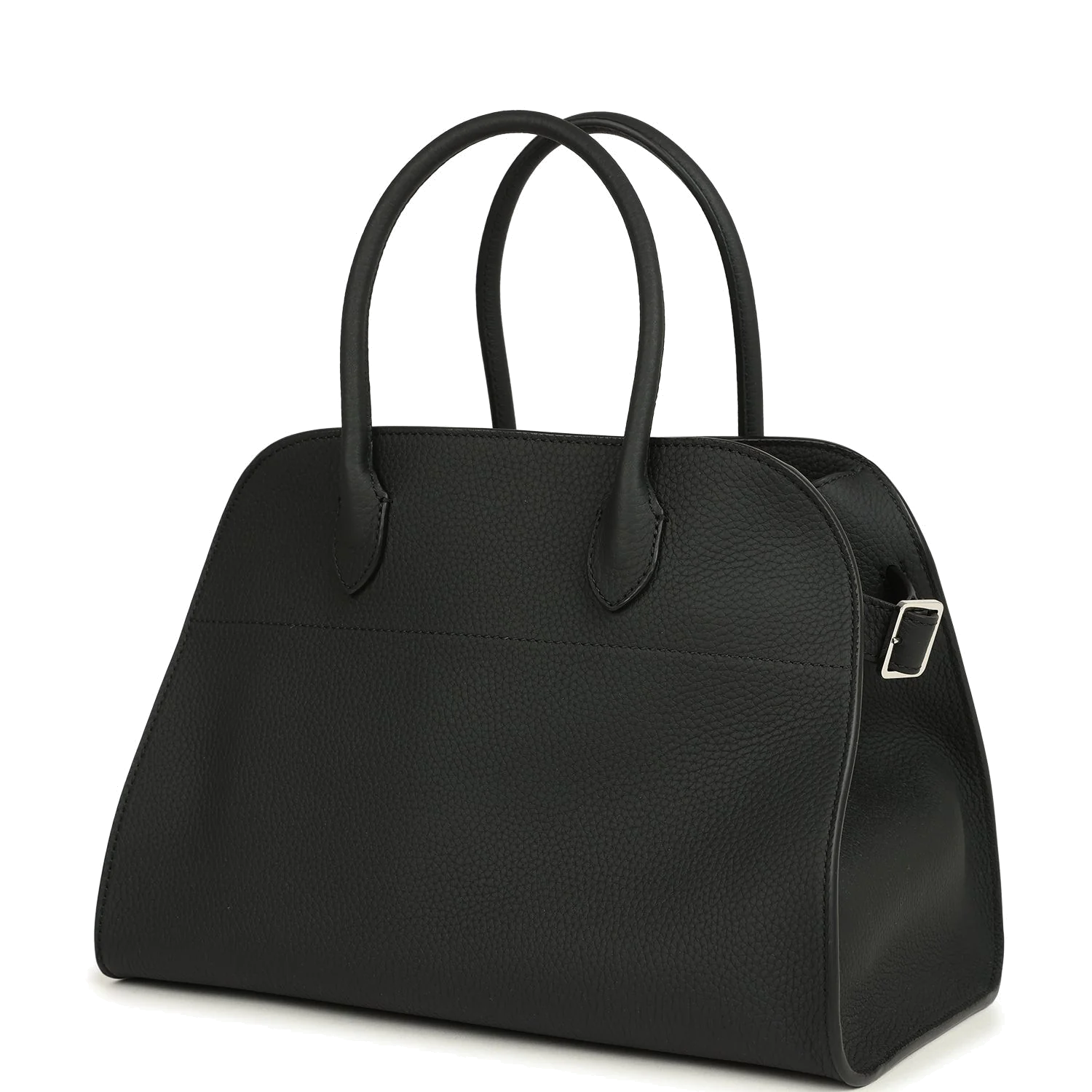 The Row Soft Margaux 12 Bag Black Calfskin — фото 5
