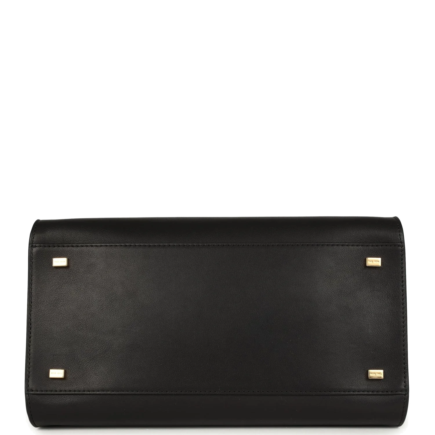 The Row Soft Margaux 12 Bag Black Saddle Leather — фото 7