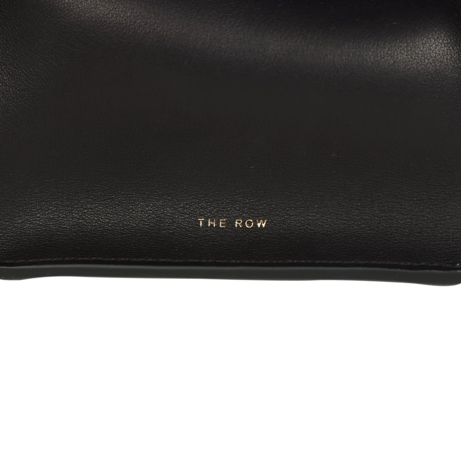 The Row Soft Margaux 12 Bag Black Saddle Leather — фото 8