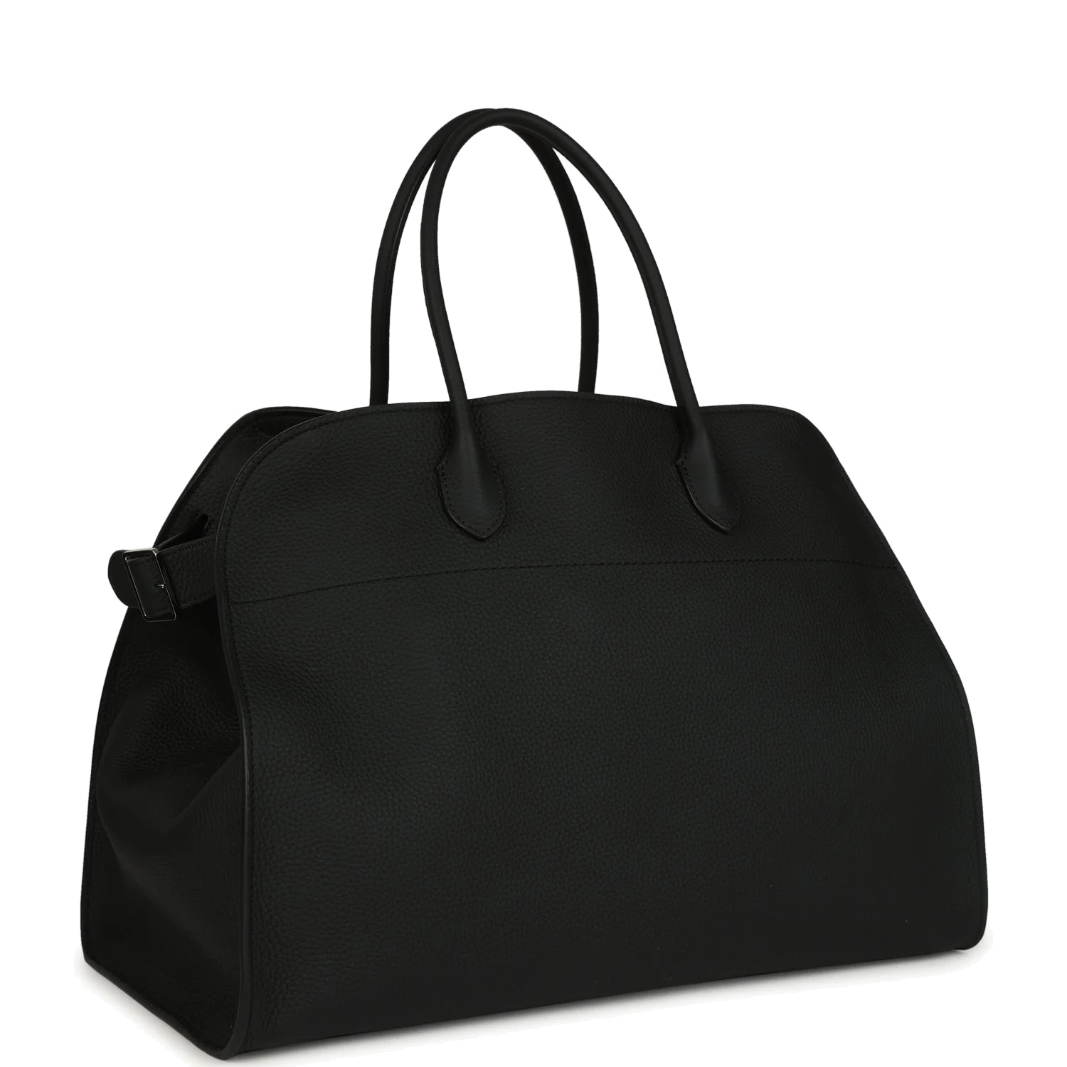 The Row Soft Margaux 17 Bag Black Calfskin — фото 3
