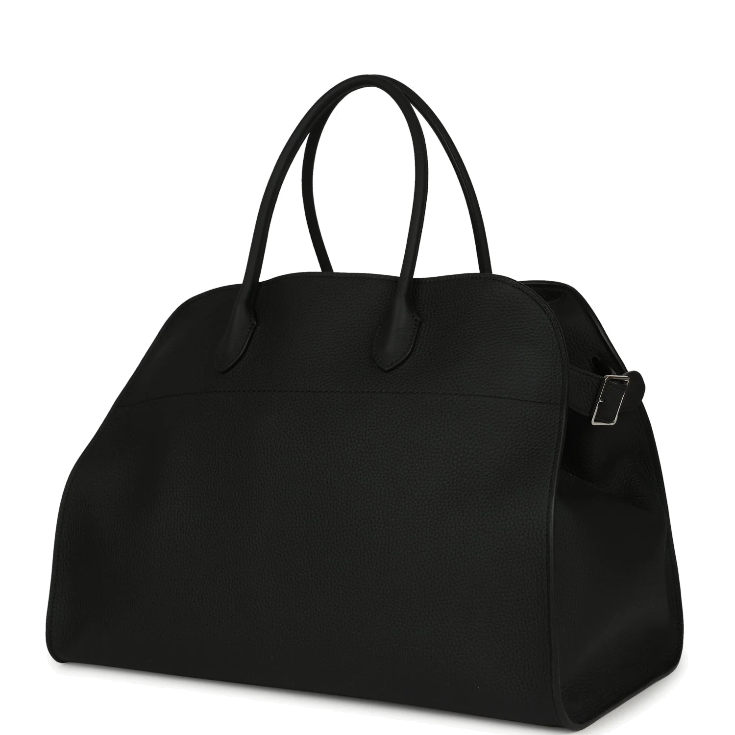 The Row Soft Margaux 17 Bag Black Calfskin — фото 6