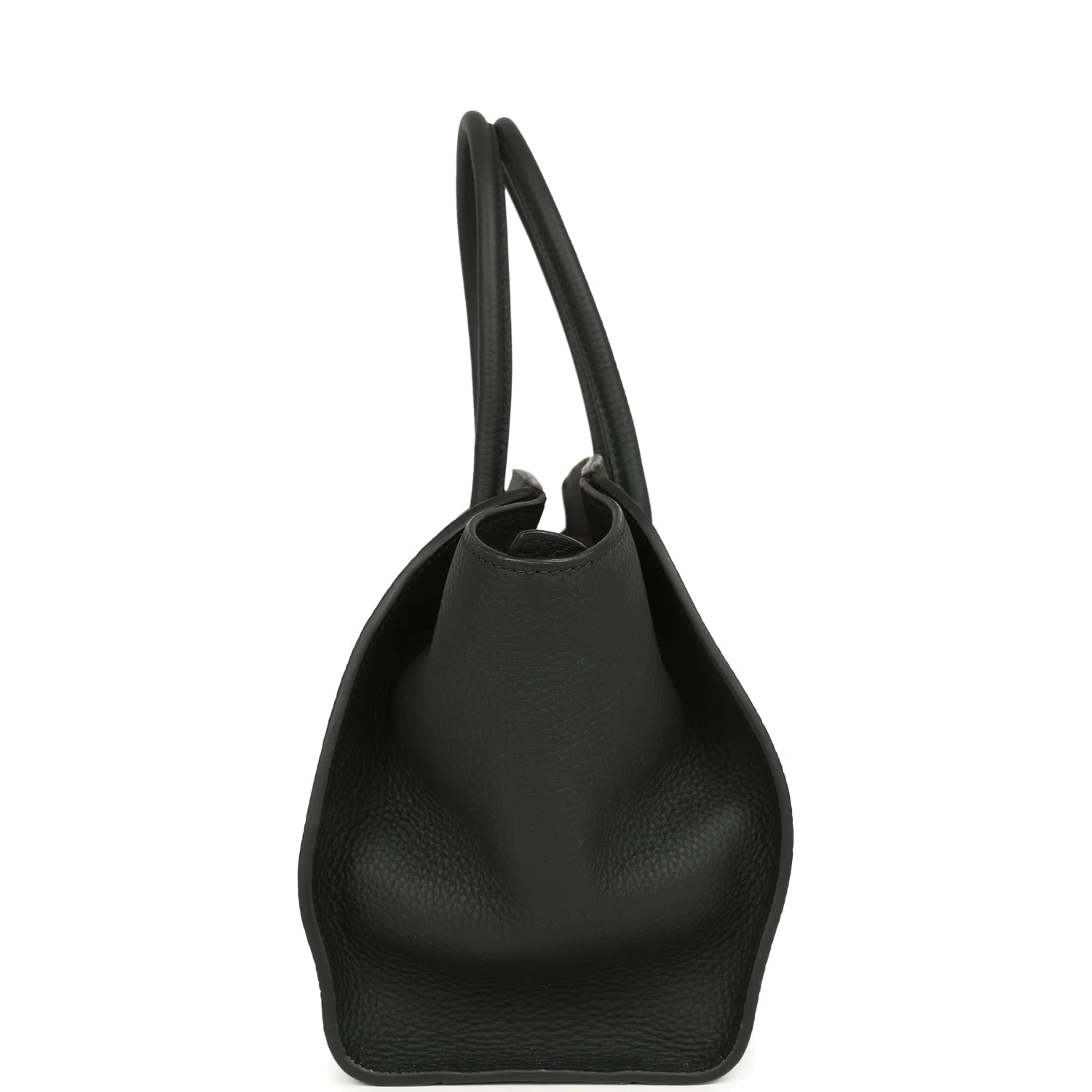 The Row Marlo 12 Tote Bag Black Calfskin — фото 4