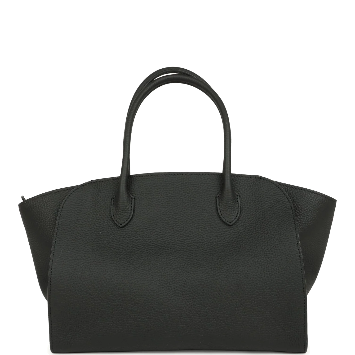 The Row Marlo 12 Tote Bag Black Calfskin — фото 5