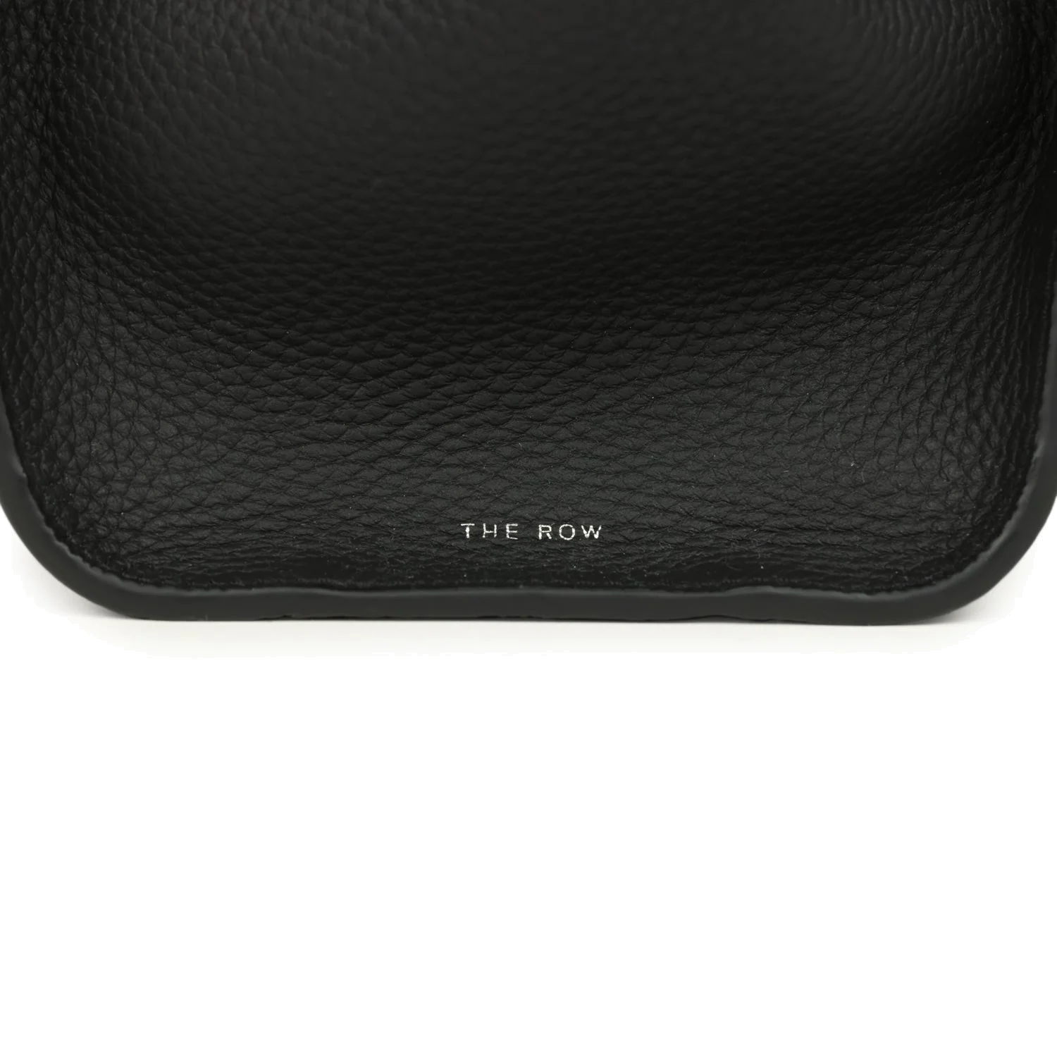 The Row Marlo 12 Tote Bag Black Calfskin — фото 7