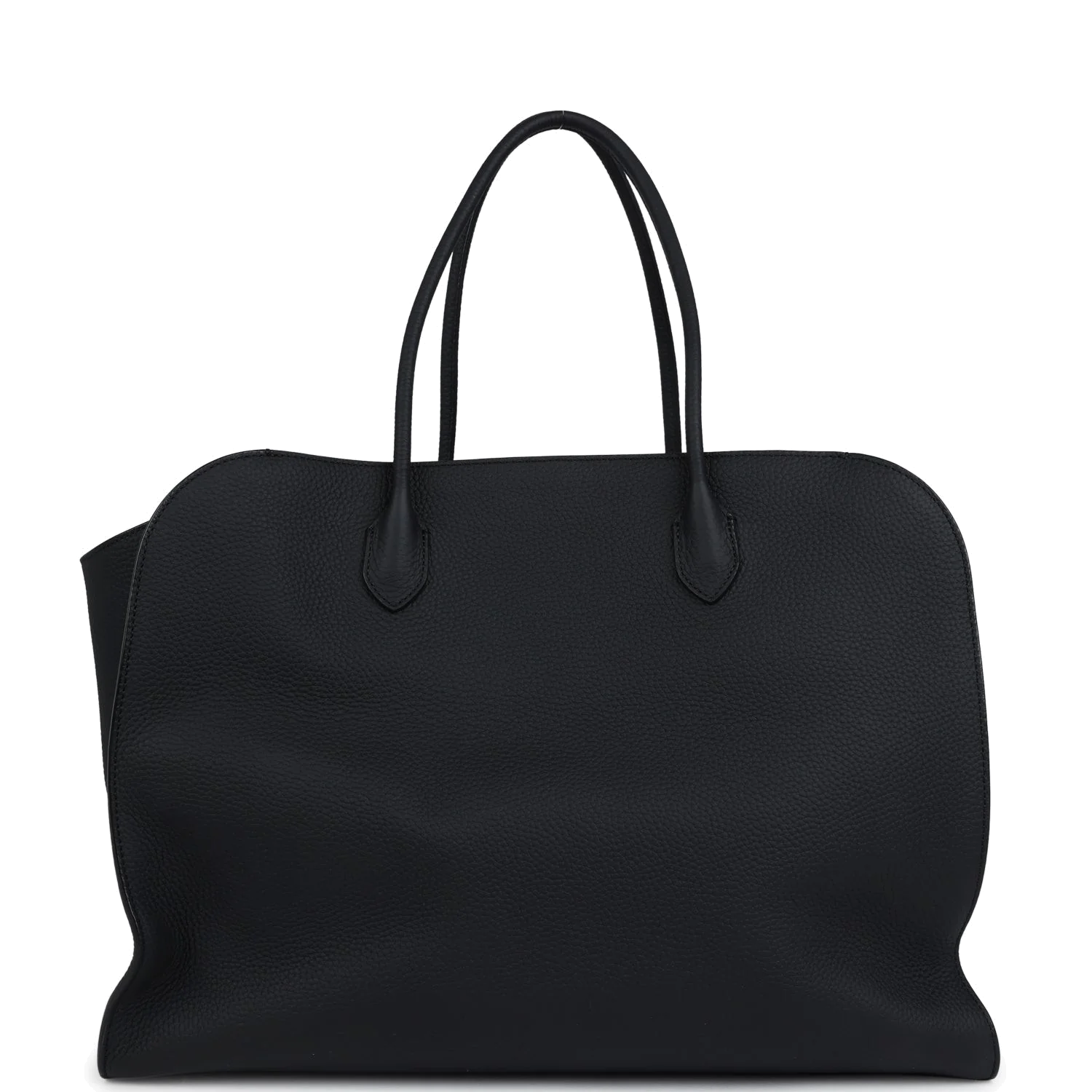The Row Marlo Tote Bag Black Calfskin Leather — фото 5