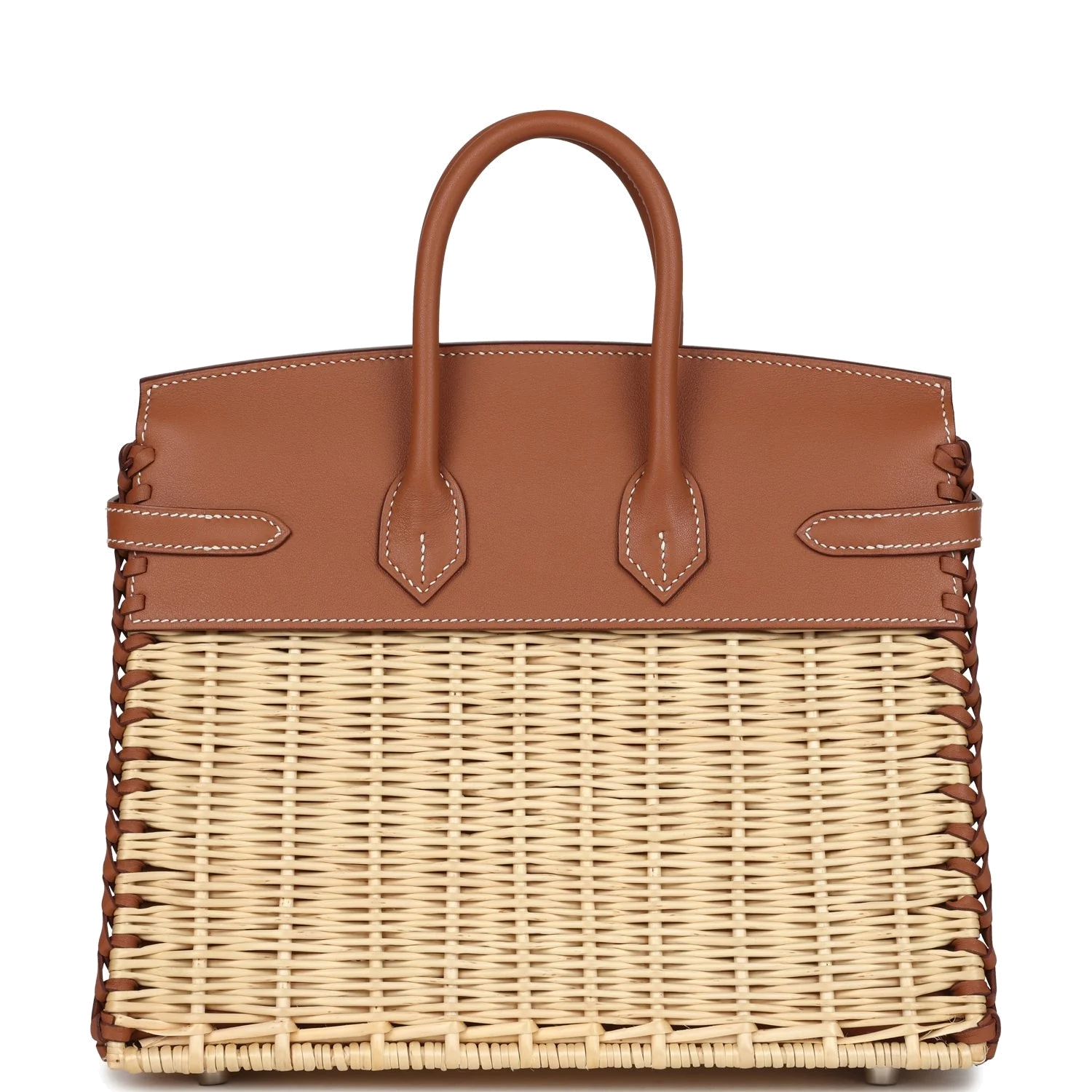 Hermes Picnic Birkin Sellier 25 Gold Swift Palladium Hardware — фото 5