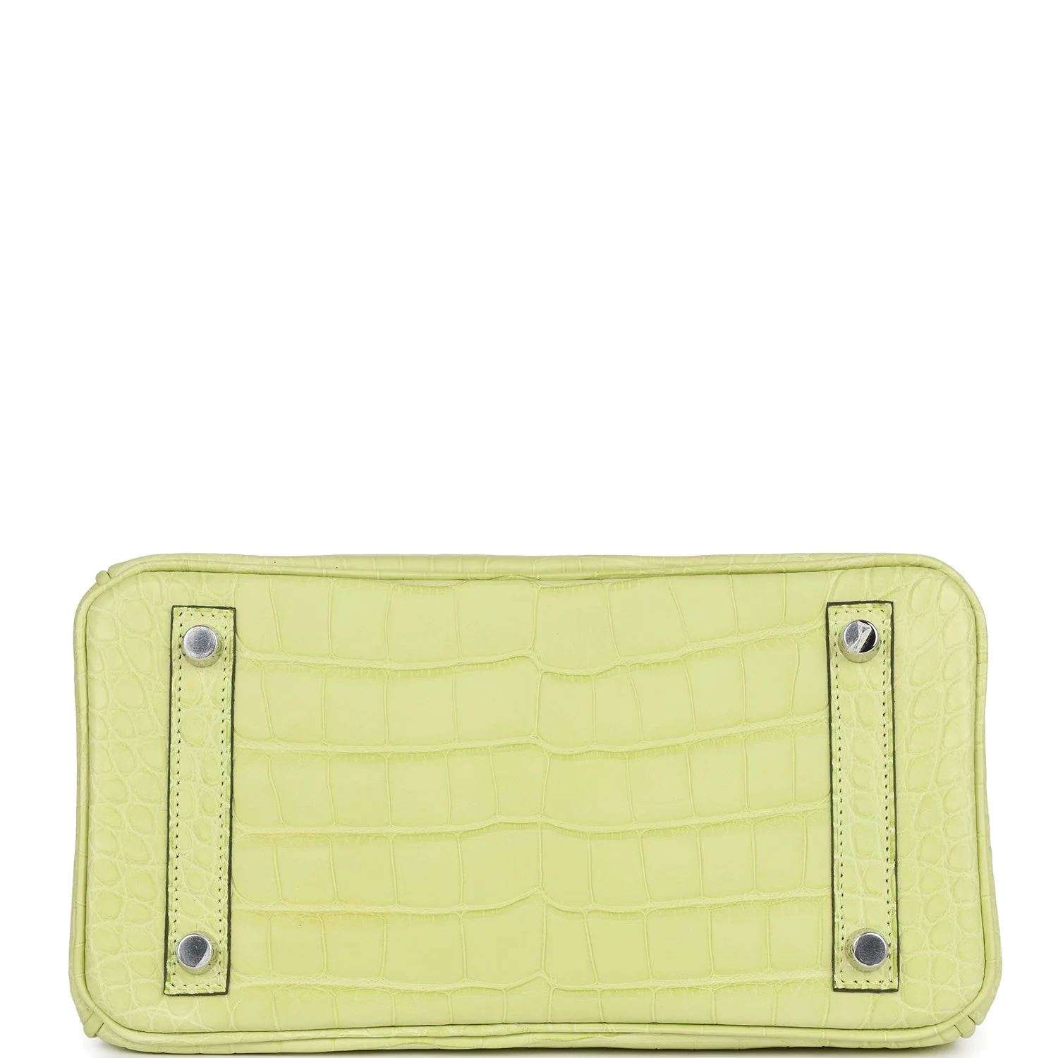 Hermes Birkin 25 Jaune Bourgeon Matte Alligator Palladium Hardware Желтый Буржон — фото 7