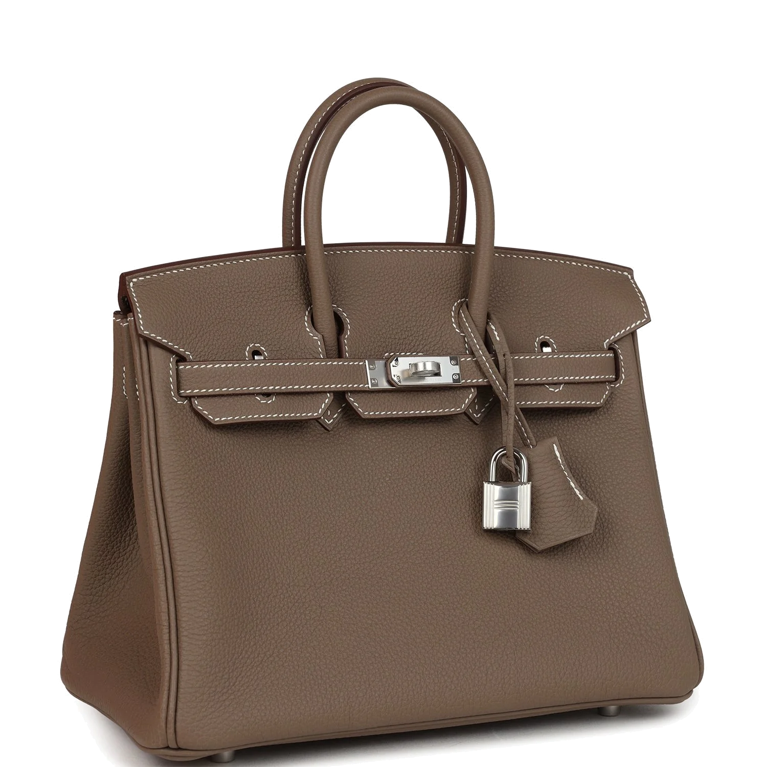 Hermes Birkin 25 Etoupe Togo Palladium Hardware Этуп Togo — фото 3
