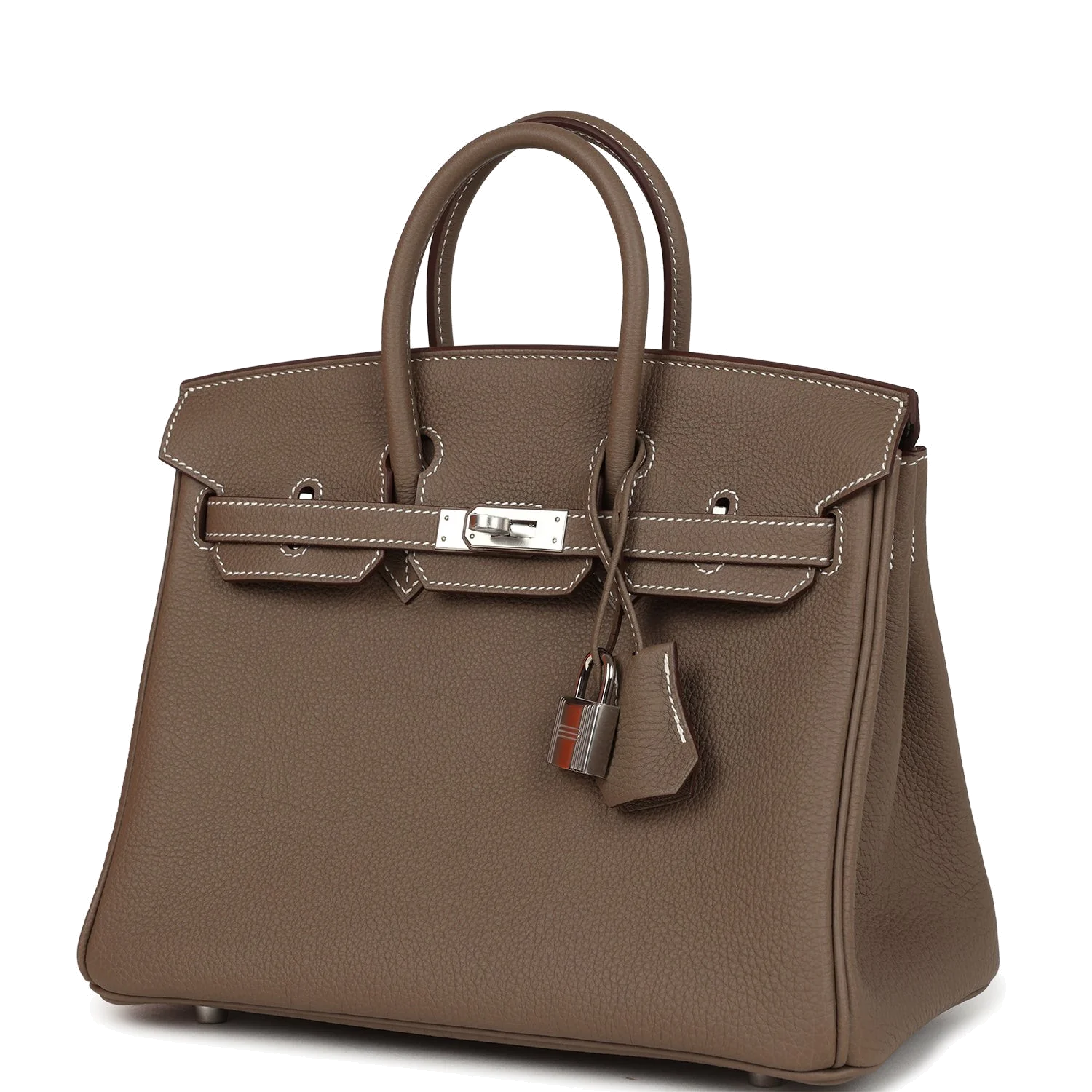 Hermes Birkin 25 Etoupe Togo Palladium Hardware Этуп Togo — фото 6