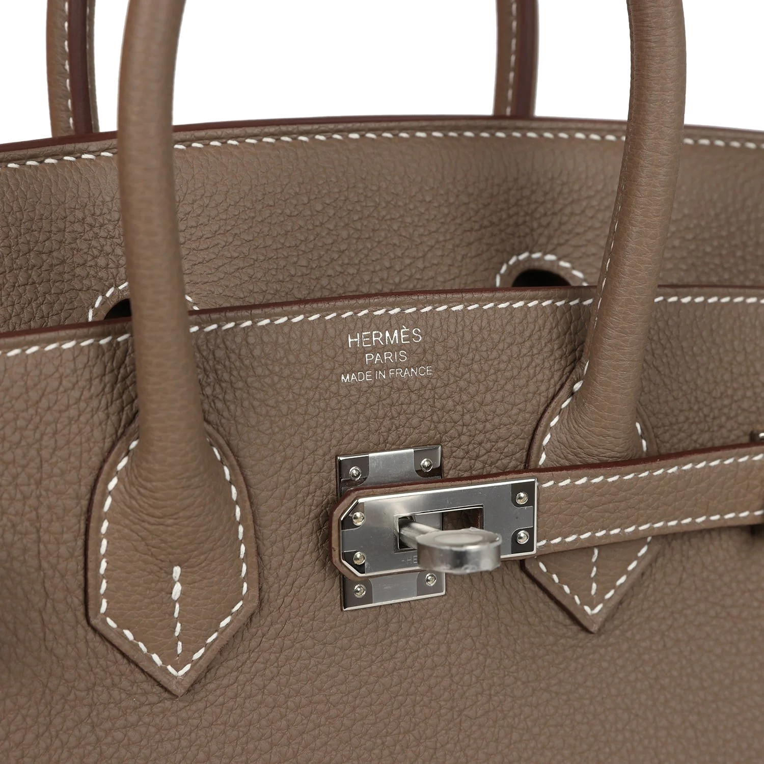 Hermes Birkin 25 Etoupe Togo Palladium Hardware Этуп Togo — фото 8