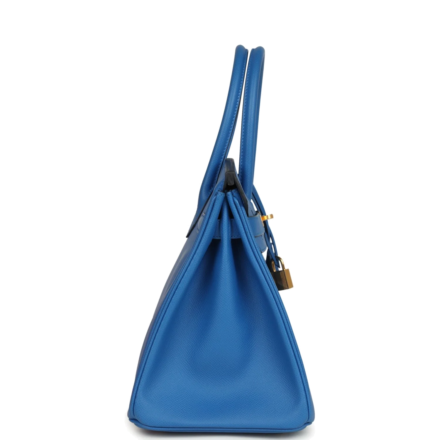 Hermes Birkin 30 Bleu Zellige Epsom Gold Hardware Синий Зеллидж — фото 4