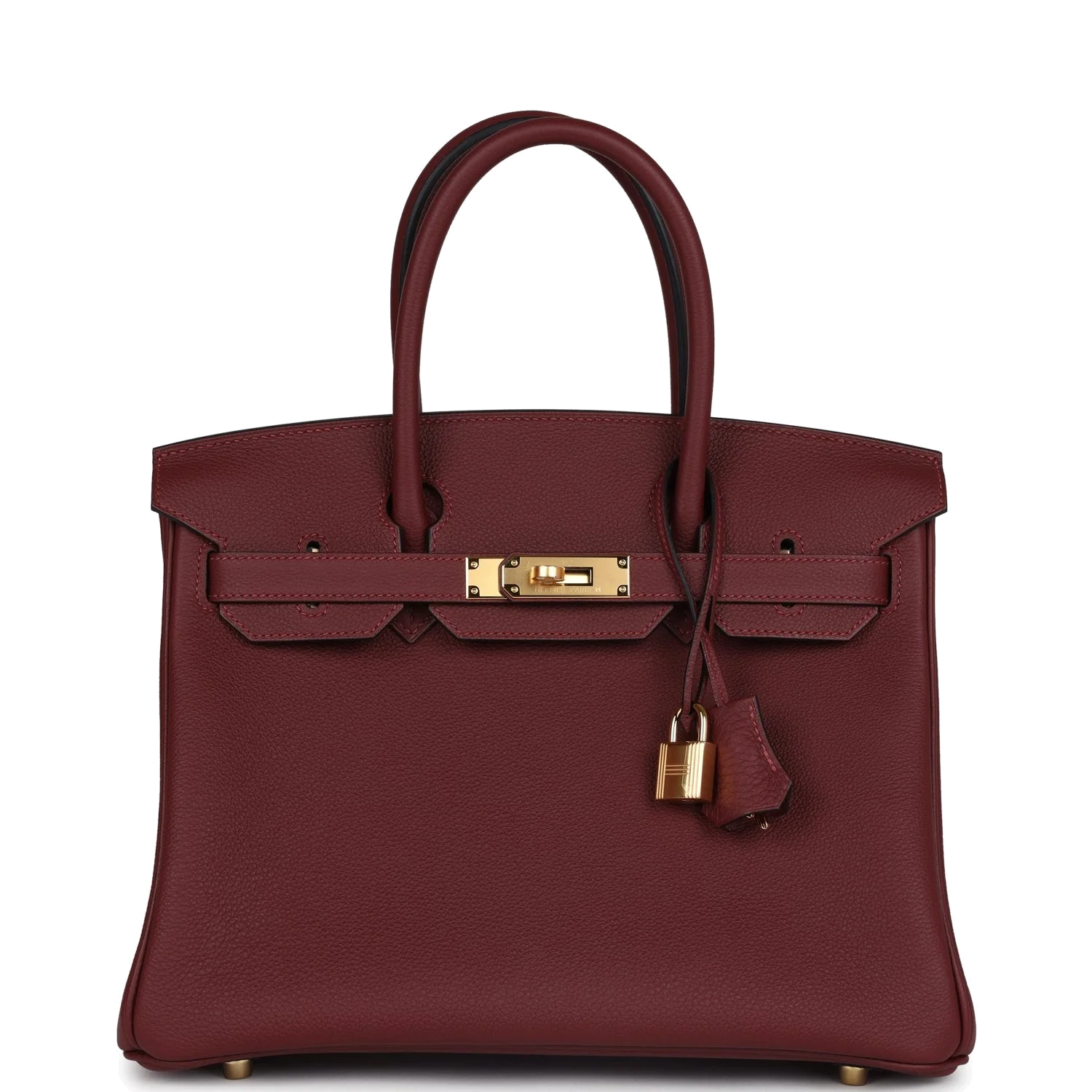 Hermes Birkin 30 Rouge H Togo Gold Hardware Красный — фото 2
