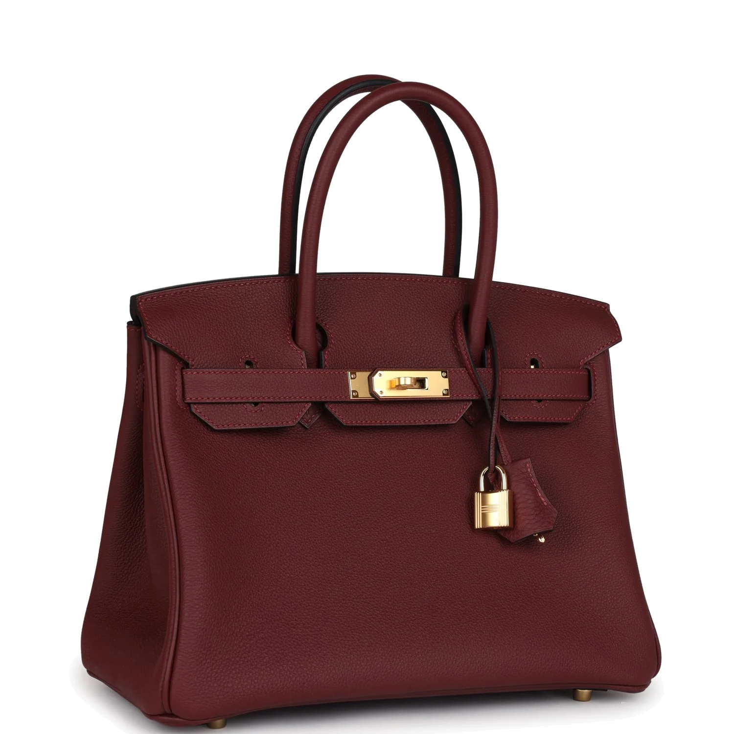 Hermes Birkin 30 Rouge H Togo Gold Hardware Красный — фото 3