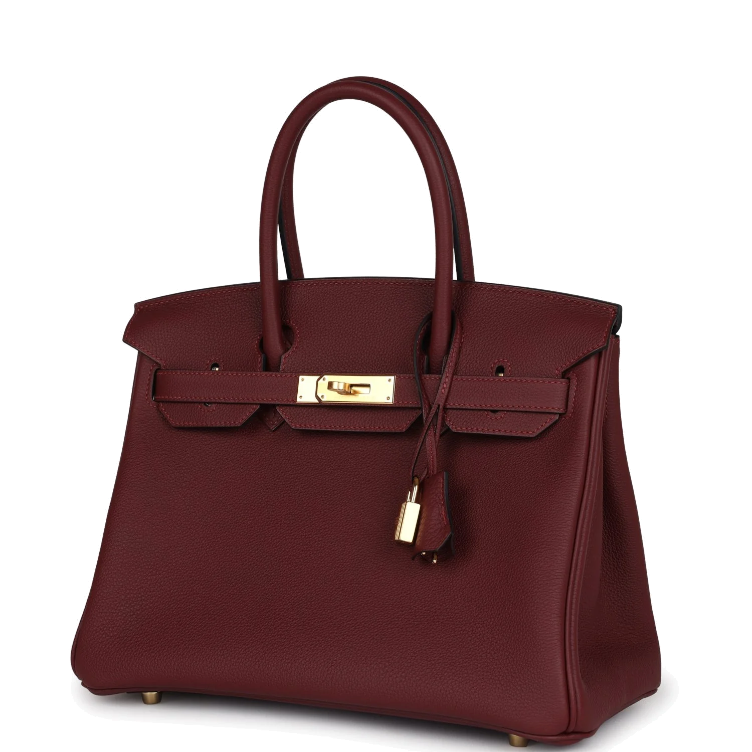 Hermes Birkin 30 Rouge H Togo Gold Hardware Красный — фото 6